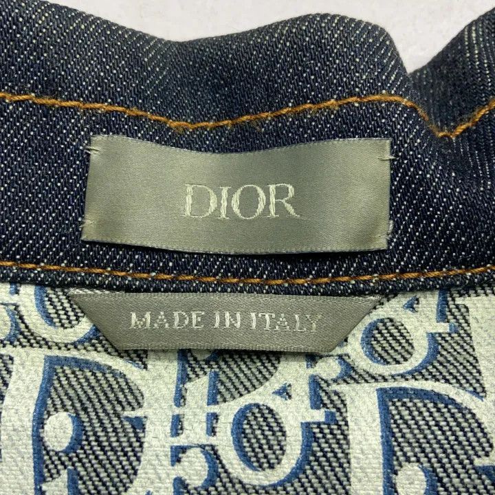 Dior Dior Dior Simple Print Denim Jacket 0079-2507 Size US L / EU 52-54 / 3 - 2 Thumbnail