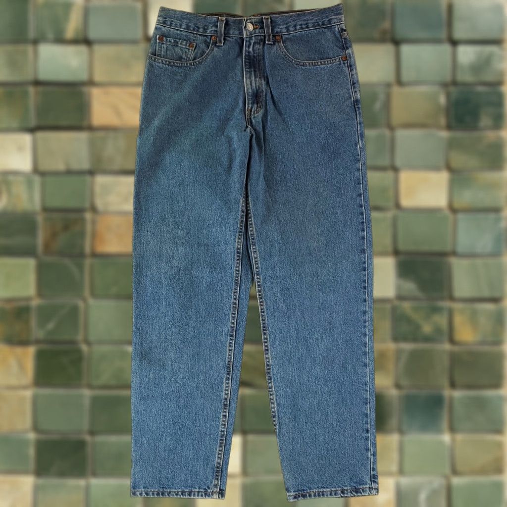 Levi's VINTAGE Levi's 550 Jeans Blue Mens 32x31 Inseam 31 Tapered 90s Mens jeans Size US 32 / EU 48 - 1 Thumbnail