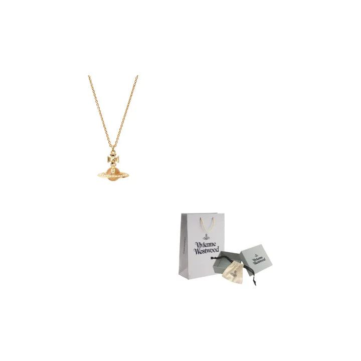 Vivienne Westwood Vivienne Westwood PINA SMALL ORB Crystal Necklace 0079 Size ONE SIZE - 1 Thumbnail