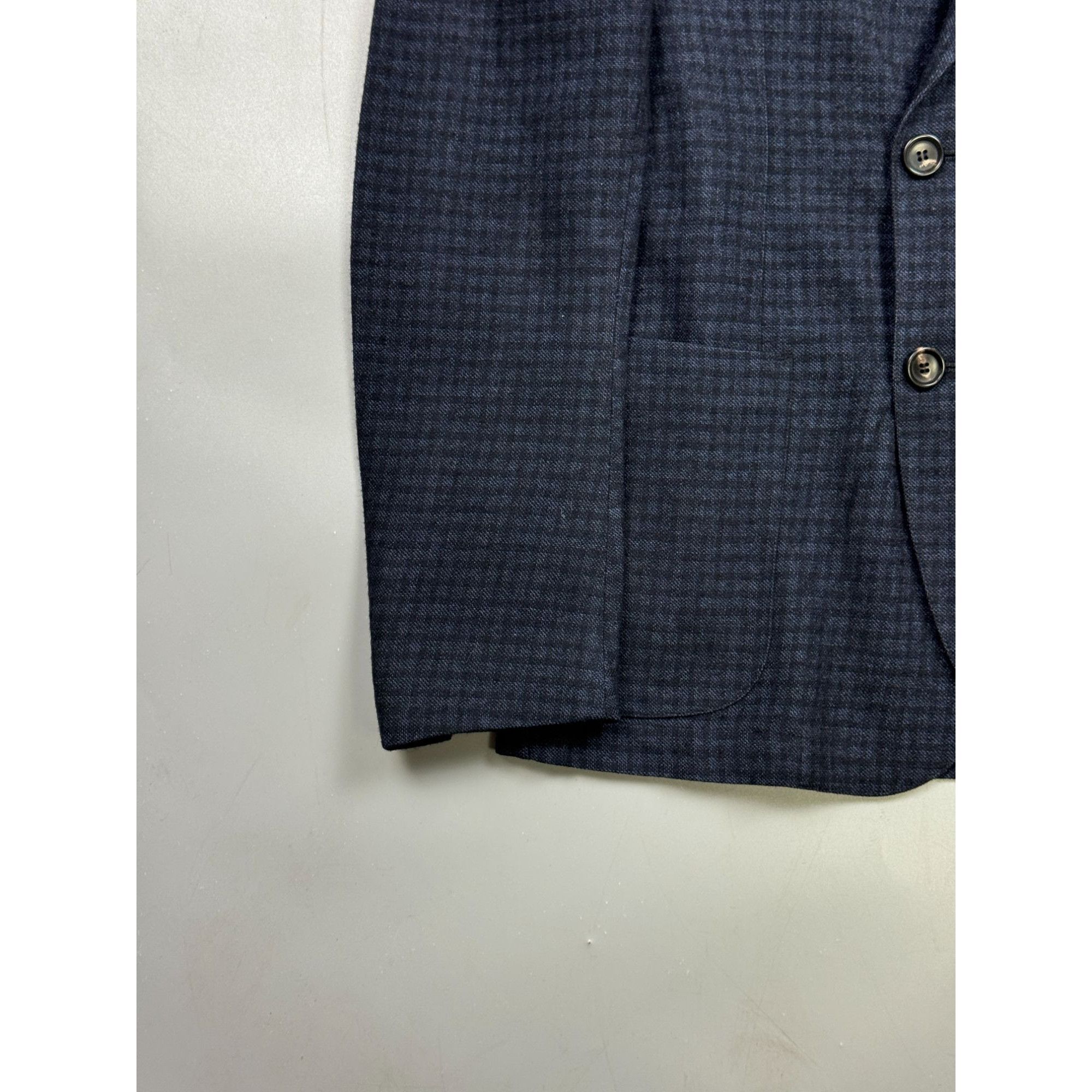Tonello Tonello Double Breasted Wool Blazer (Y1280) Size 38R - 2 Thumbnail