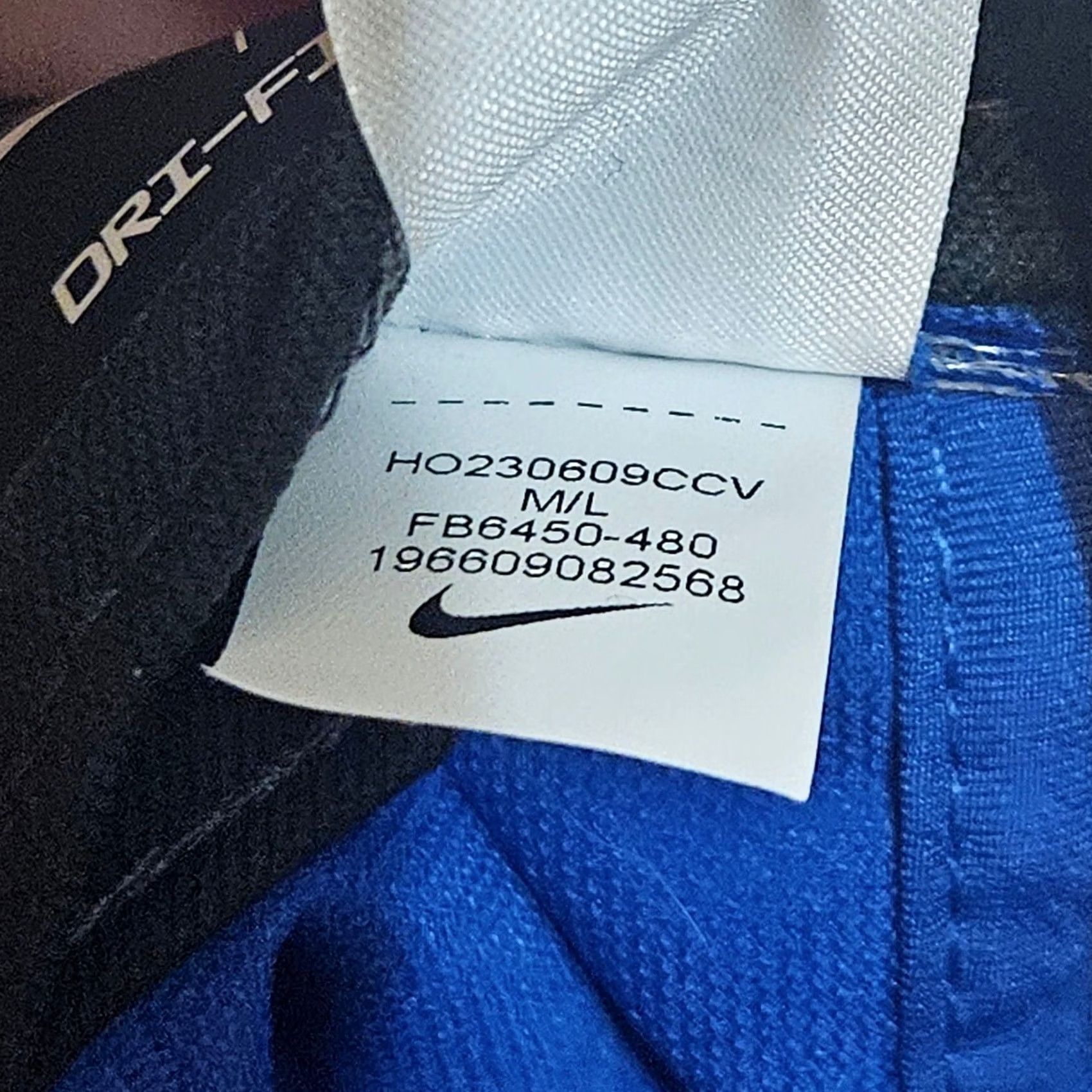 Nike Nike Golf Hat Blue Adult M/L Club Style FB6450 480 Dri Fit Snap Unisex Size ONE SIZE - 8 Thumbnail