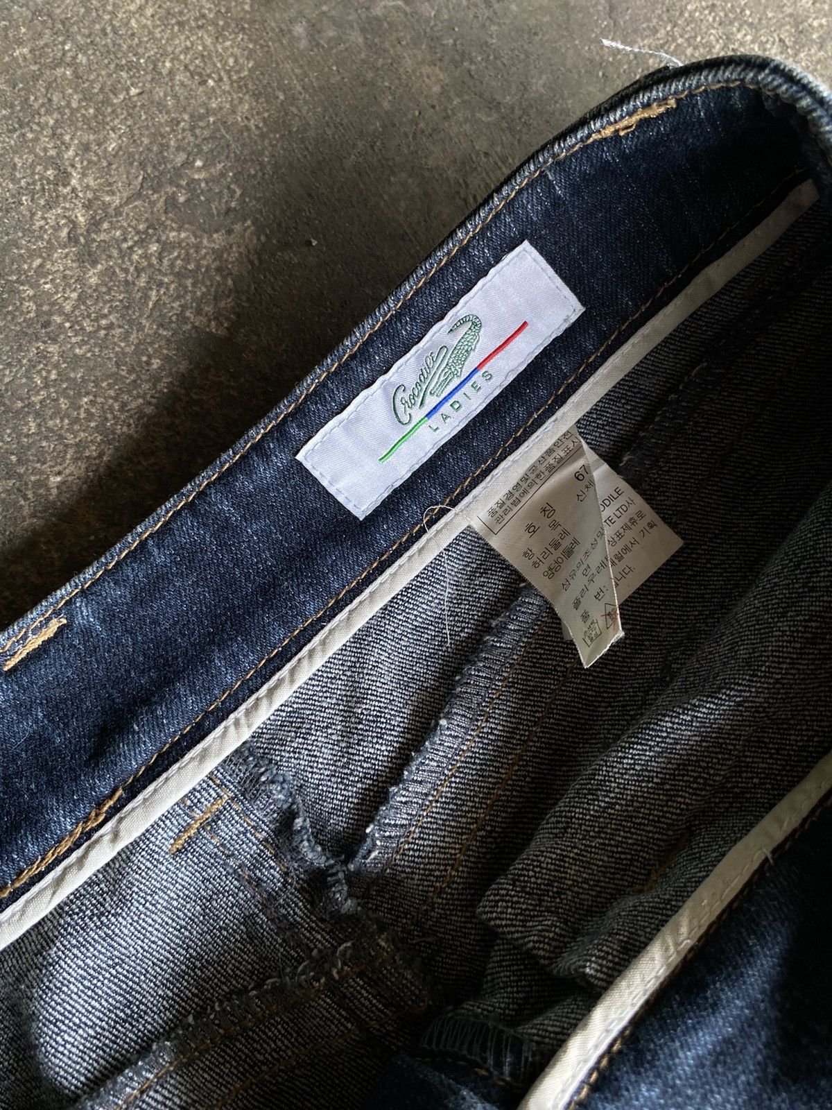 14th Addiction CROCODILE BOOTCUT DENIM PANTS Size 29" - 8 Thumbnail
