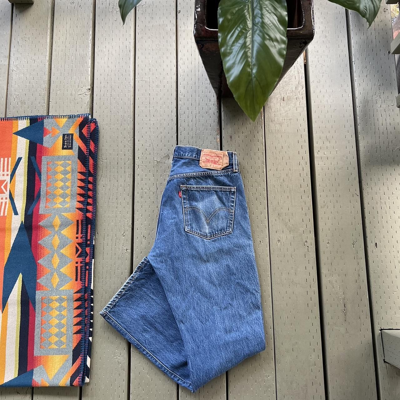 Levi's × Vintage Levis 501 Vintage Denim Jeans Size US 32 / EU 48 - 3 Thumbnail