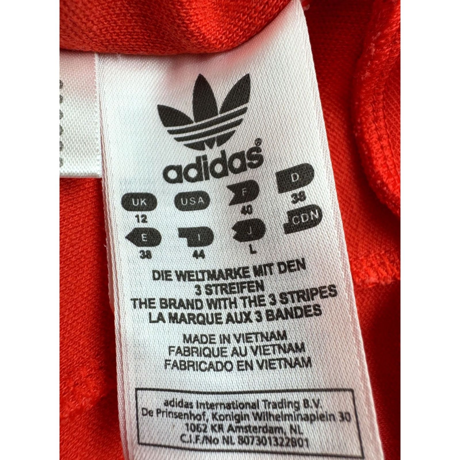 Adidas Adidas Originals Womens Track Jacket Red 38 UK 12 Size Jacket Formal Track Jacket Womens Red Adidas Originals 38 UK 12 Size XS / US 0-2 / IT 36-38 - 5 Thumbnail