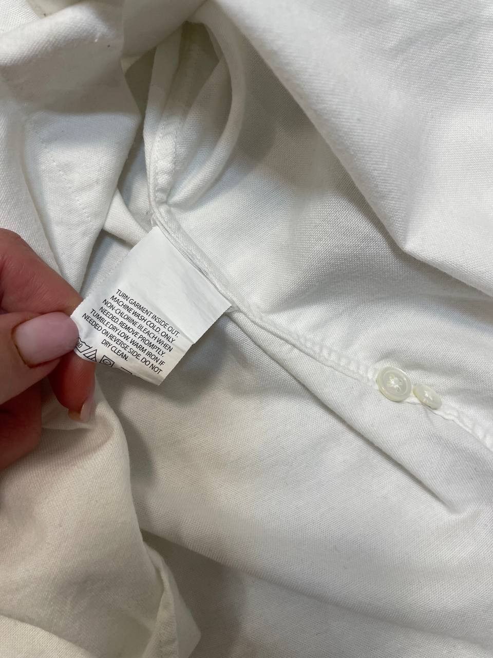 Ralph Lauren Men’s Ralph Lauren White Shirt, Boyfriend Fit, Large Size US L / EU 52-54 / 3 - 12 Thumbnail