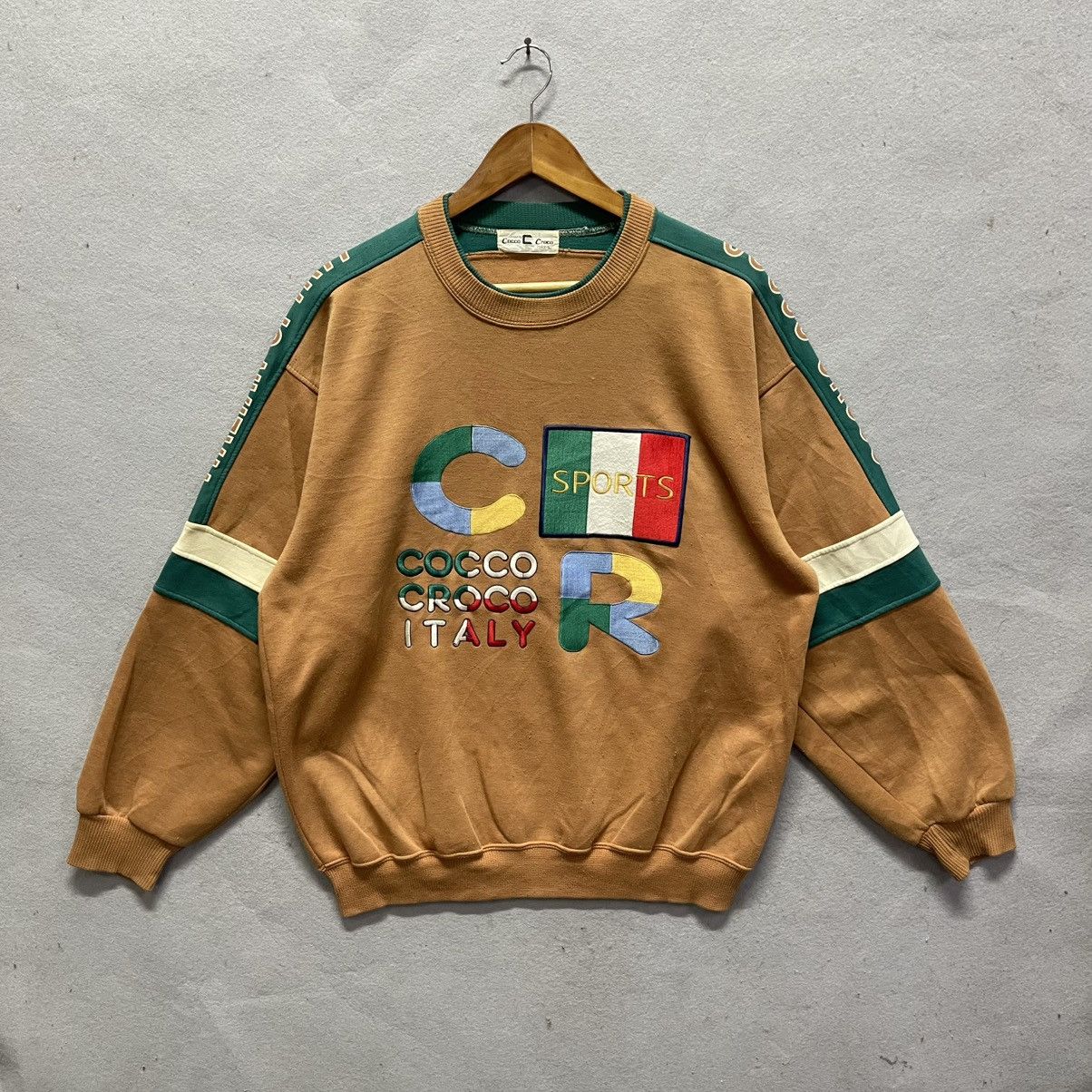 Vintage Vintage Cocco Croco Italy Sweatshirt – Retro Italian Spirit Size US L / EU 52-54 / 3 - 1 Thumbnail