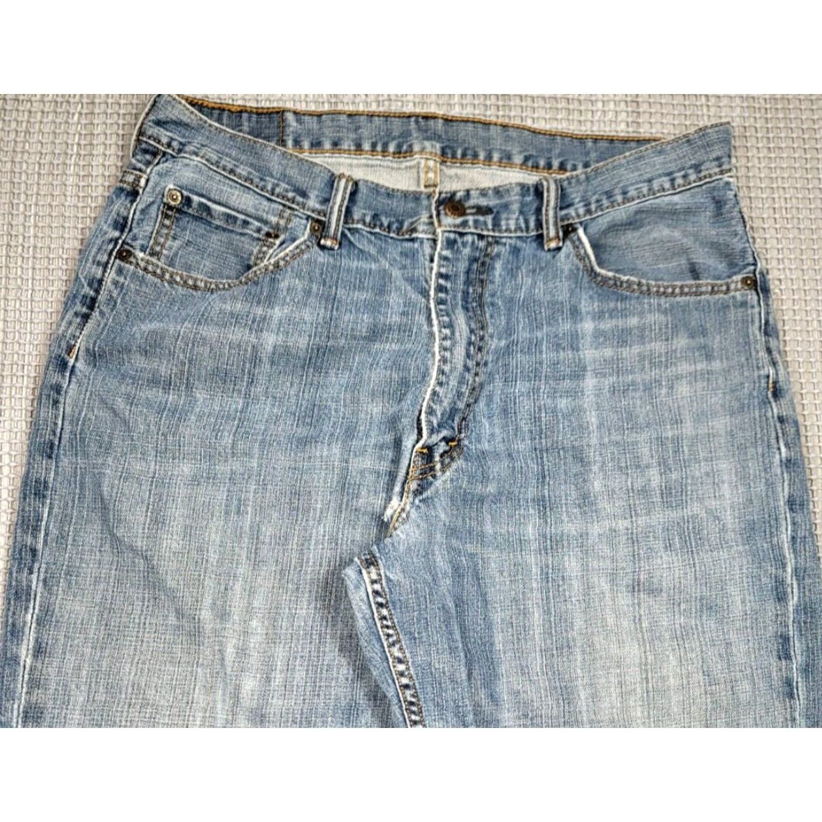 Levi's Levi's 550 Jeans 36X32 Relaxed Tapered Denim Blue 90s Grunge USA Vintage Mens Jeans Size US 36 / EU 52 - 3 Thumbnail