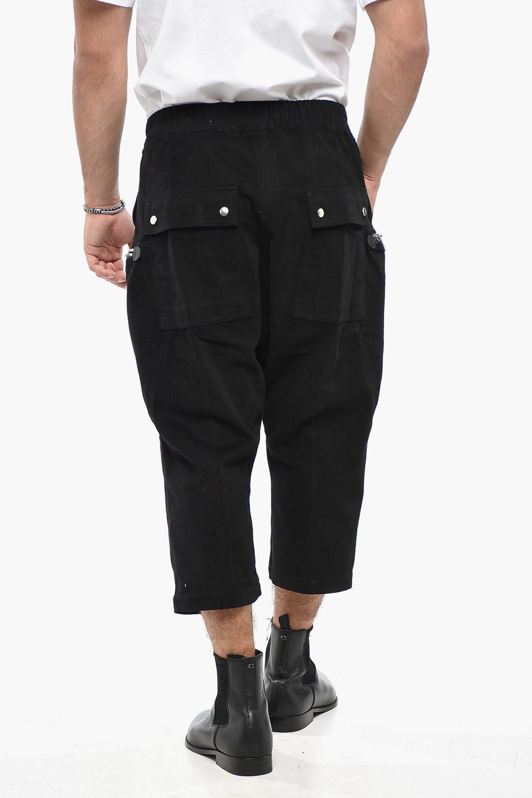 Rick Owens og1mm1025 Cargo Pant in Black Size US 34 / EU 50 - 2 Thumbnail