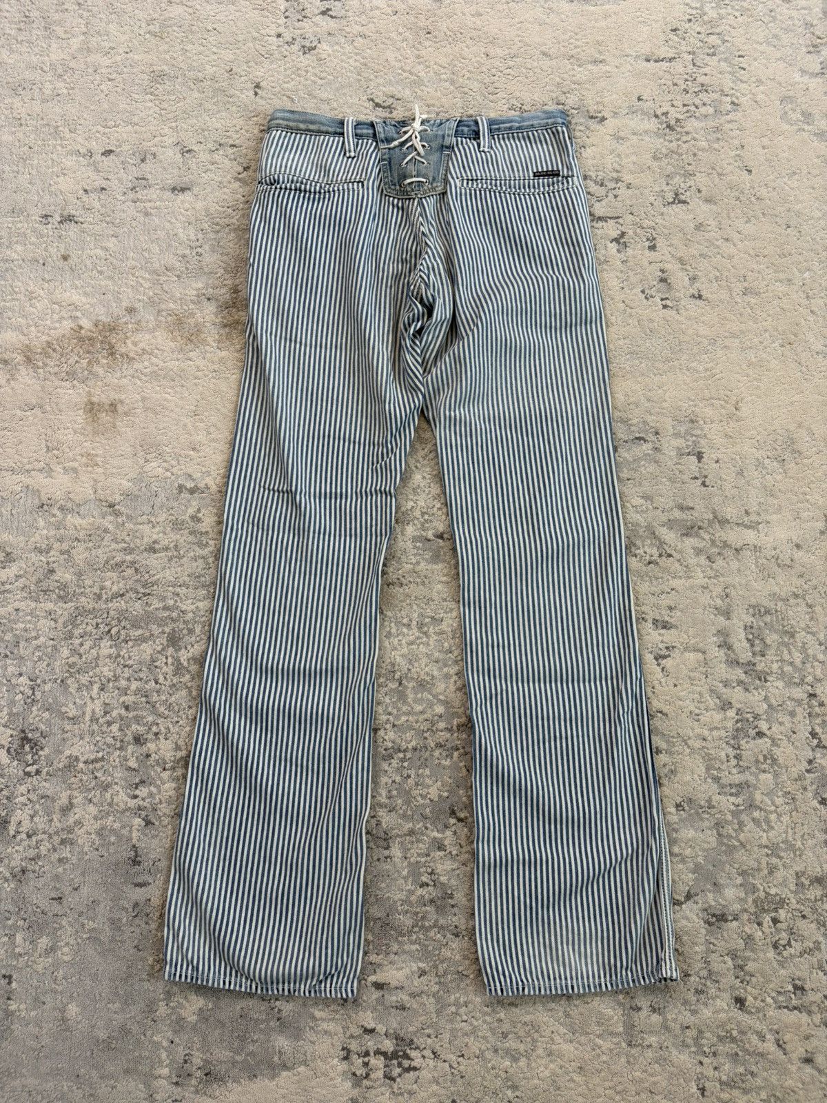 Blue Blue Japan Blue Blue Japan - Hickory Backlace Sailor Denim Size US 30 / EU 46 - 6 Thumbnail