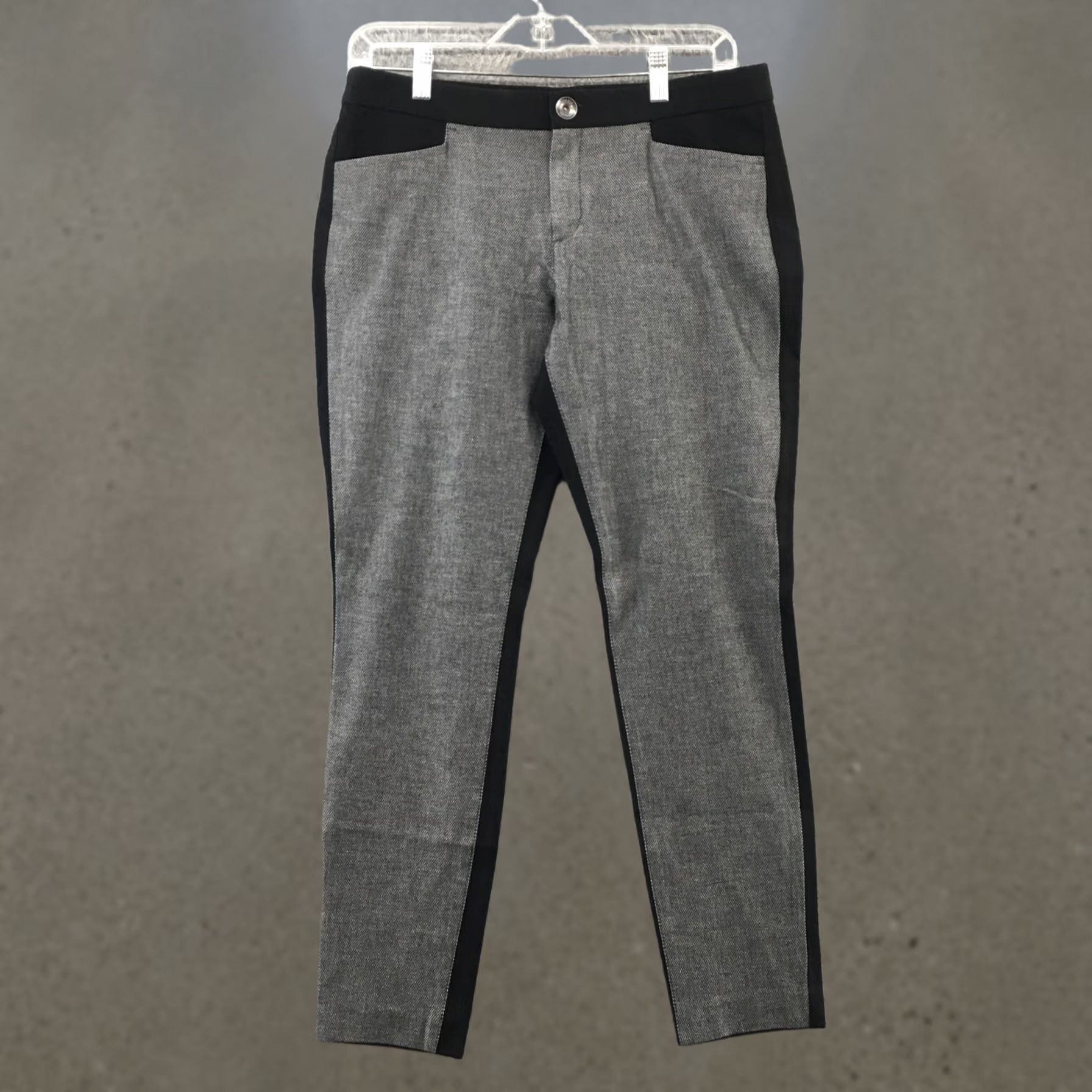 Banana Republic Banana Republic Sloan Skinny Pants Womens 4 Black Cotton Blend Mid Rise Zip Fly Size 27" / US 4 / IT 40 - 1 Thumbnail
