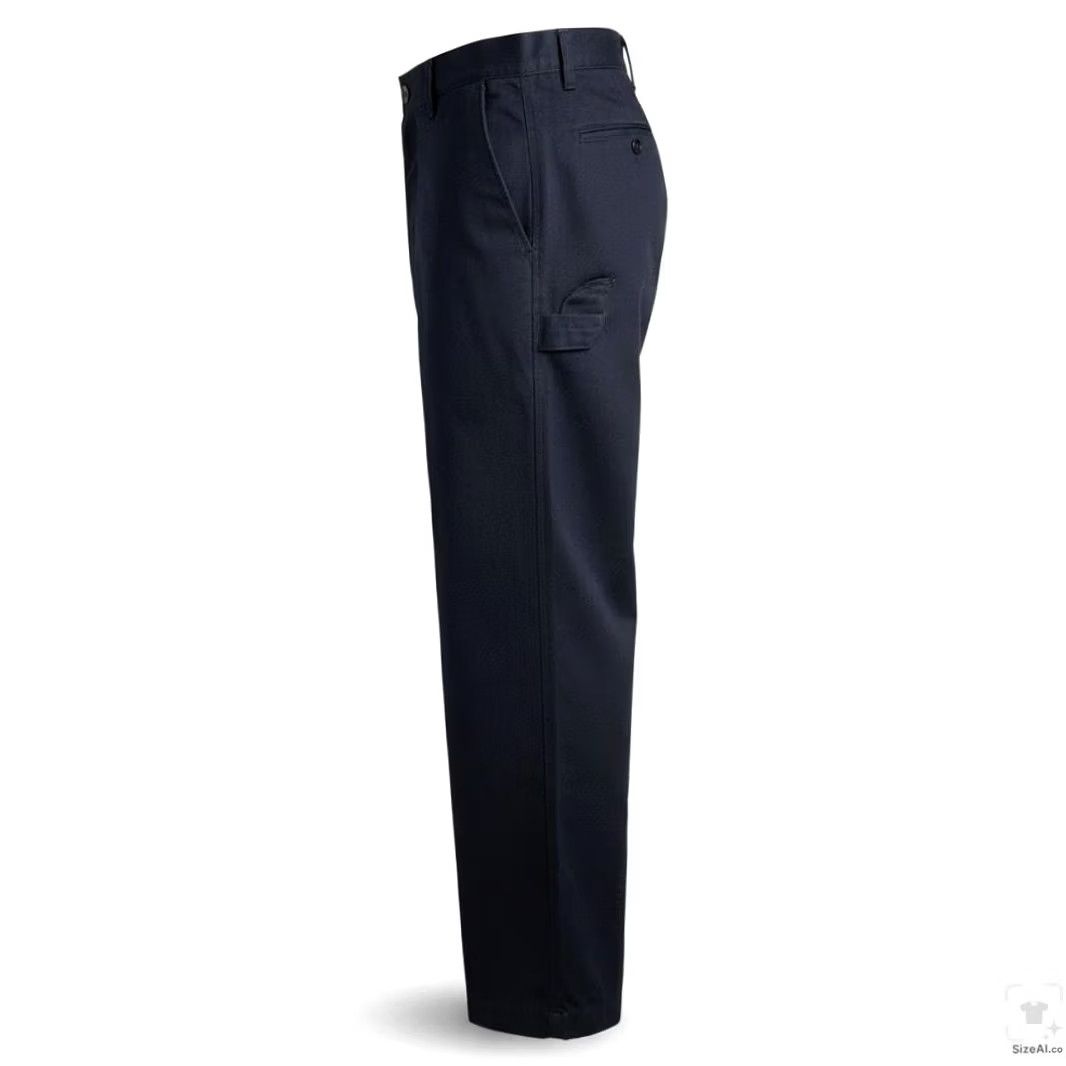 Dickies Dickies 874 Jeans Mens 36x28 Black Dark Wash Relaxed Straight Canvas Zip Fly Logo Pockets 5-Pocket Jean USA 90s Style Mens Size US 36 / EU 52 - 3 Thumbnail