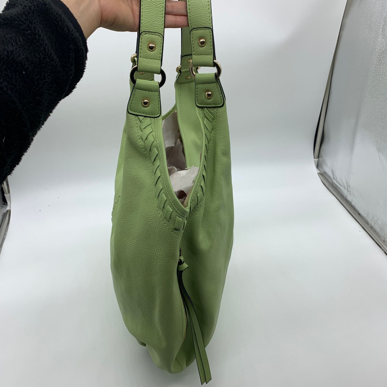 Other LODIS Womens Handbag Large Whipstitch Leather Tote Size ONE SIZE - 2 Thumbnail
