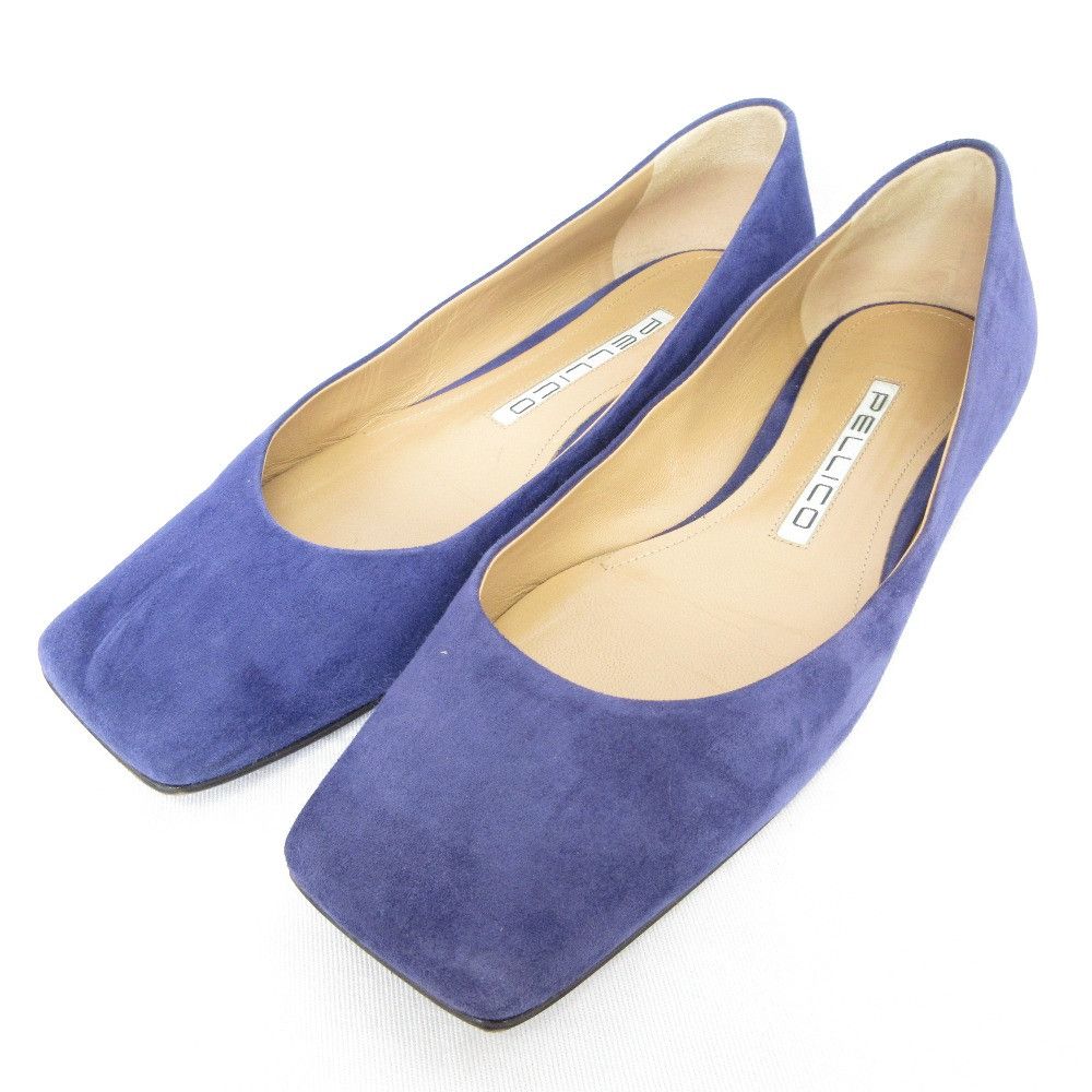 Other Other Pellico Suede Square Toe Pumps Leather Shoes DUTY FREE for USA Size ONE SIZE - 1 Thumbnail