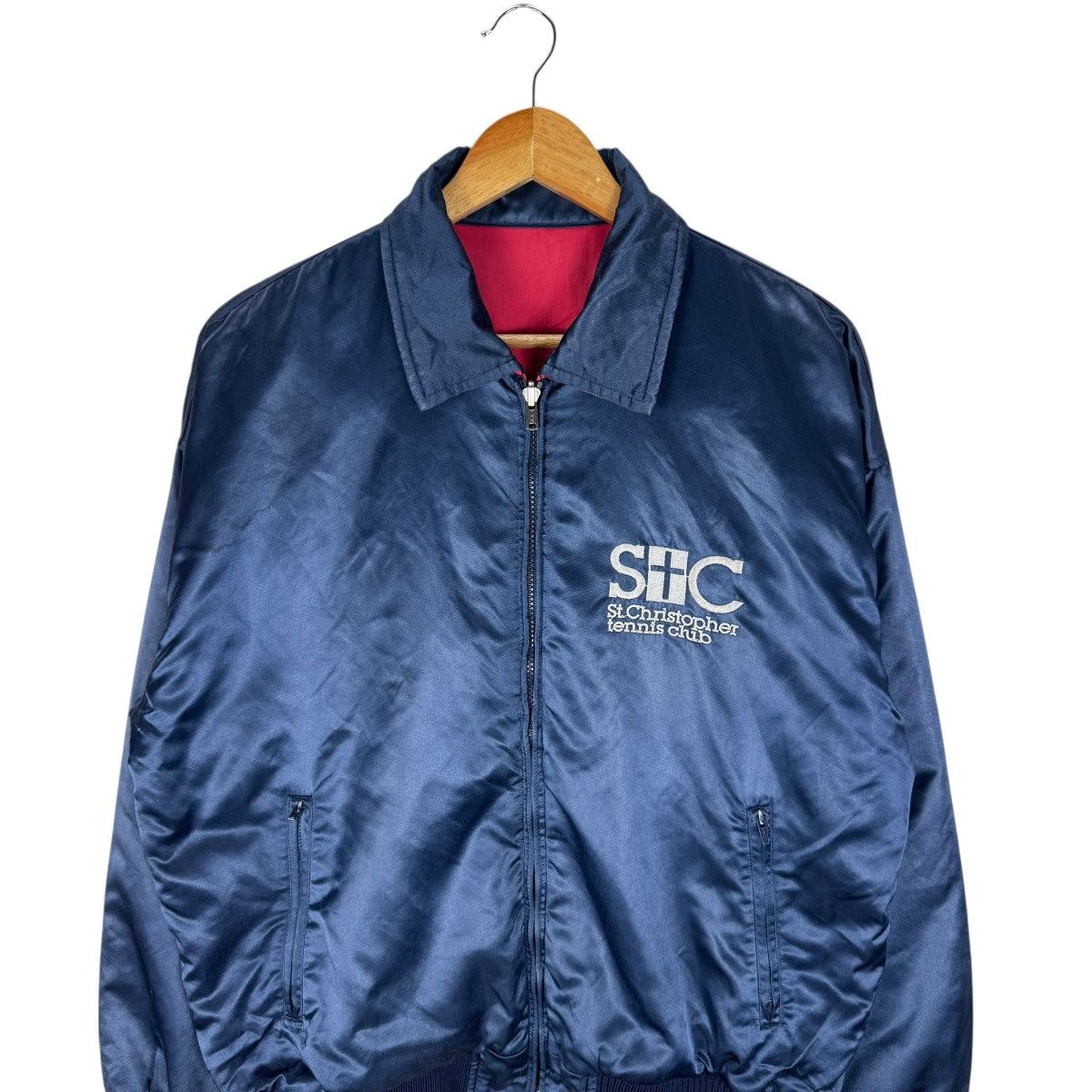 Vintage ⚡️ST CHRISTOPHER TENNIS CLUB REVERSIBLE JACKET Size US M / EU 48-50 / 2 - 3 Thumbnail