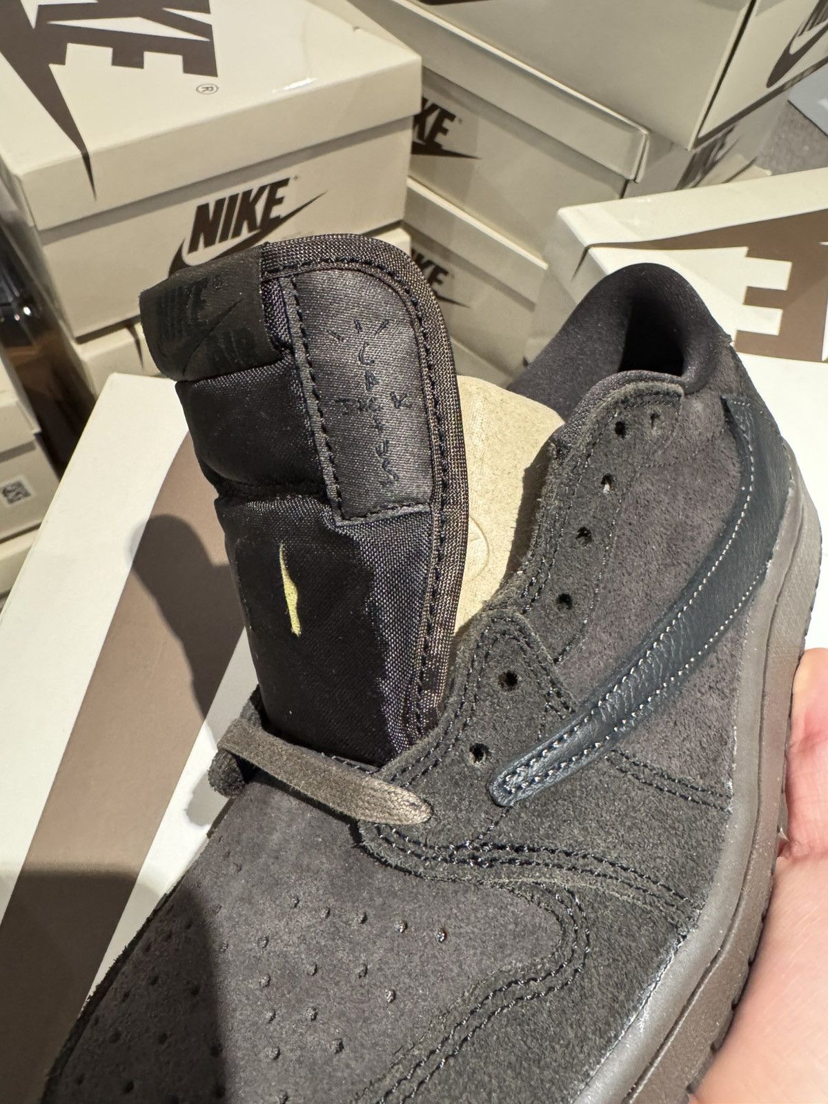 Jordan Brand jordan 1 low travis scott velvet brown Size US 6 / EU 39 - 5 Thumbnail