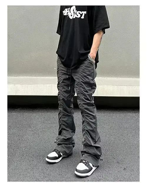 Other flare pleated sports skate pants Size US 32 / EU 48 - 4 Thumbnail