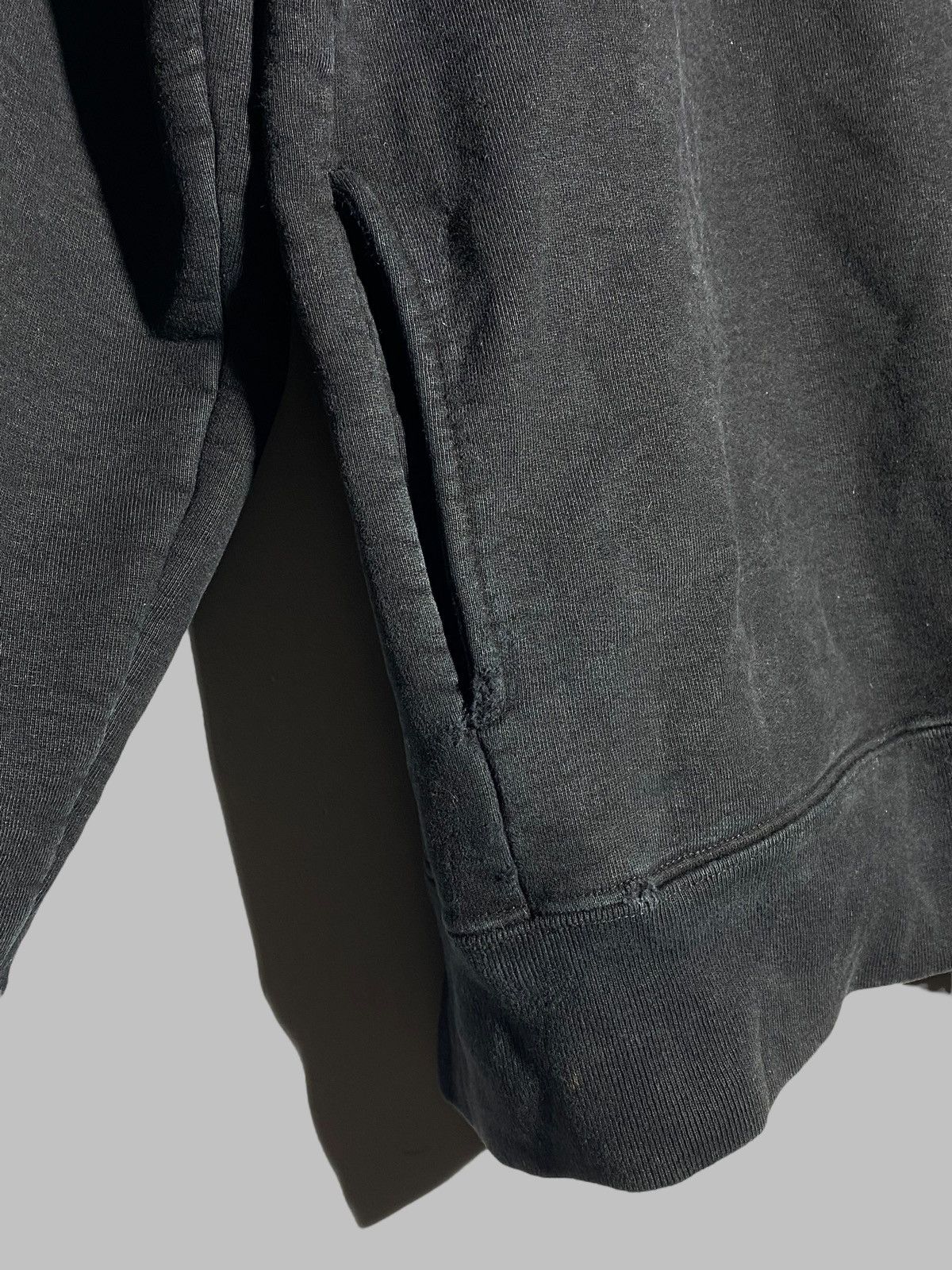 Supreme Supreme S/S 2014 Hooded Crewneck Pullover Black Distressed Size US L / EU 52-54 / 3 - 11 Thumbnail