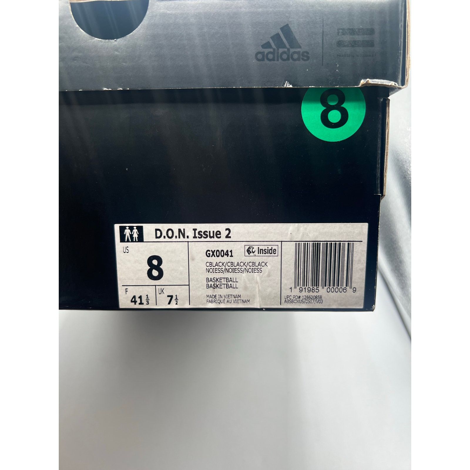 Adidas Pharrell X Adidas D.O.N. Issue #2 “Triple Black” size 8 men Size US 8 / EU 41 - 8 Thumbnail