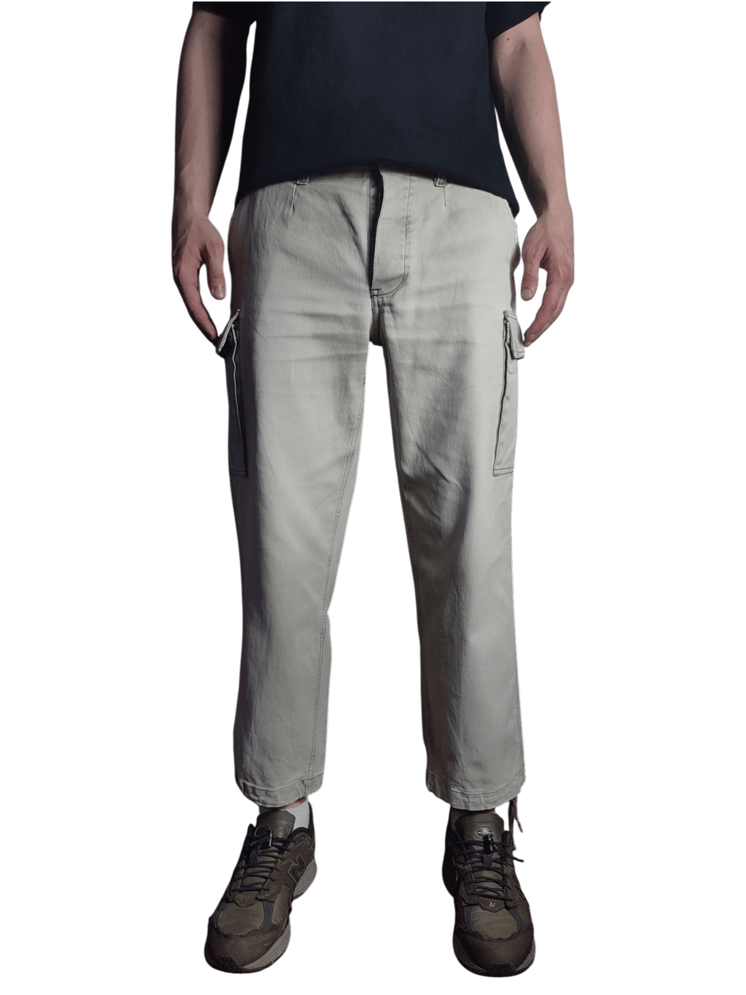 Vintage Vintage Military Cargo Sun faded Pants Size US 34 / EU 50 - 3 Thumbnail