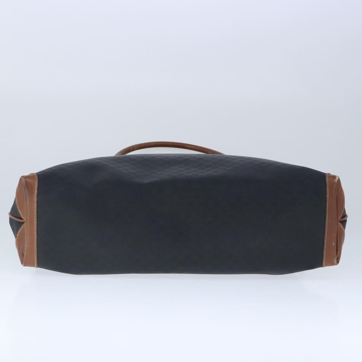 Gucci GUCCI Micro GG Canvas Hand Bag Pvc Leather Black Brown Size ONE SIZE - 9 Thumbnail