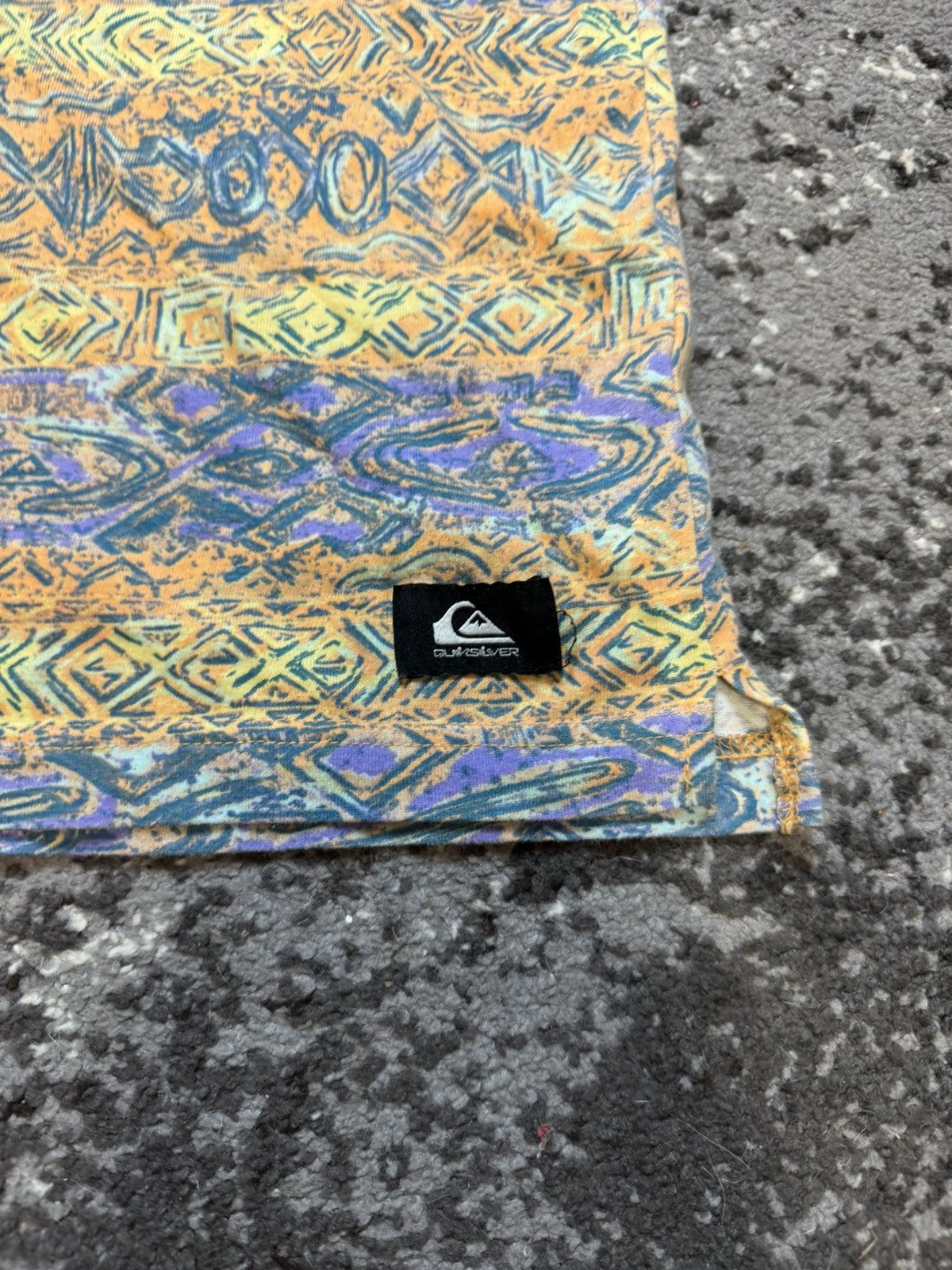 Quiksilver × Vintage Vintage Y2K Quiksilver 90S VIBES AOP SS TEE HEYDAY Size US M / EU 48-50 / 2 - 3 Thumbnail