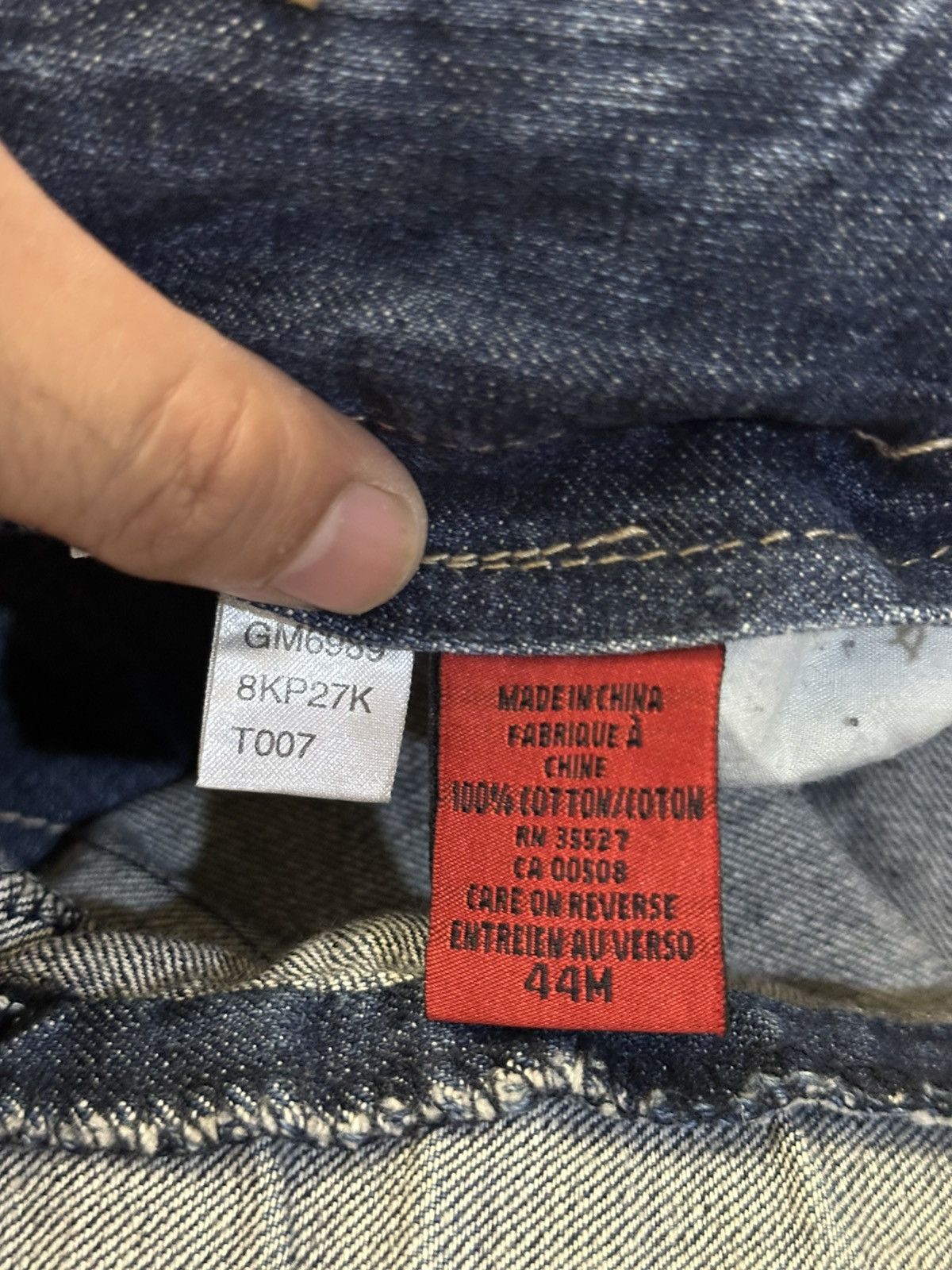 Marithe + Francois Girbaud Vintage Y2K MFG Baggy Strap Pant Size US 42 / EU 58 - 21 Thumbnail