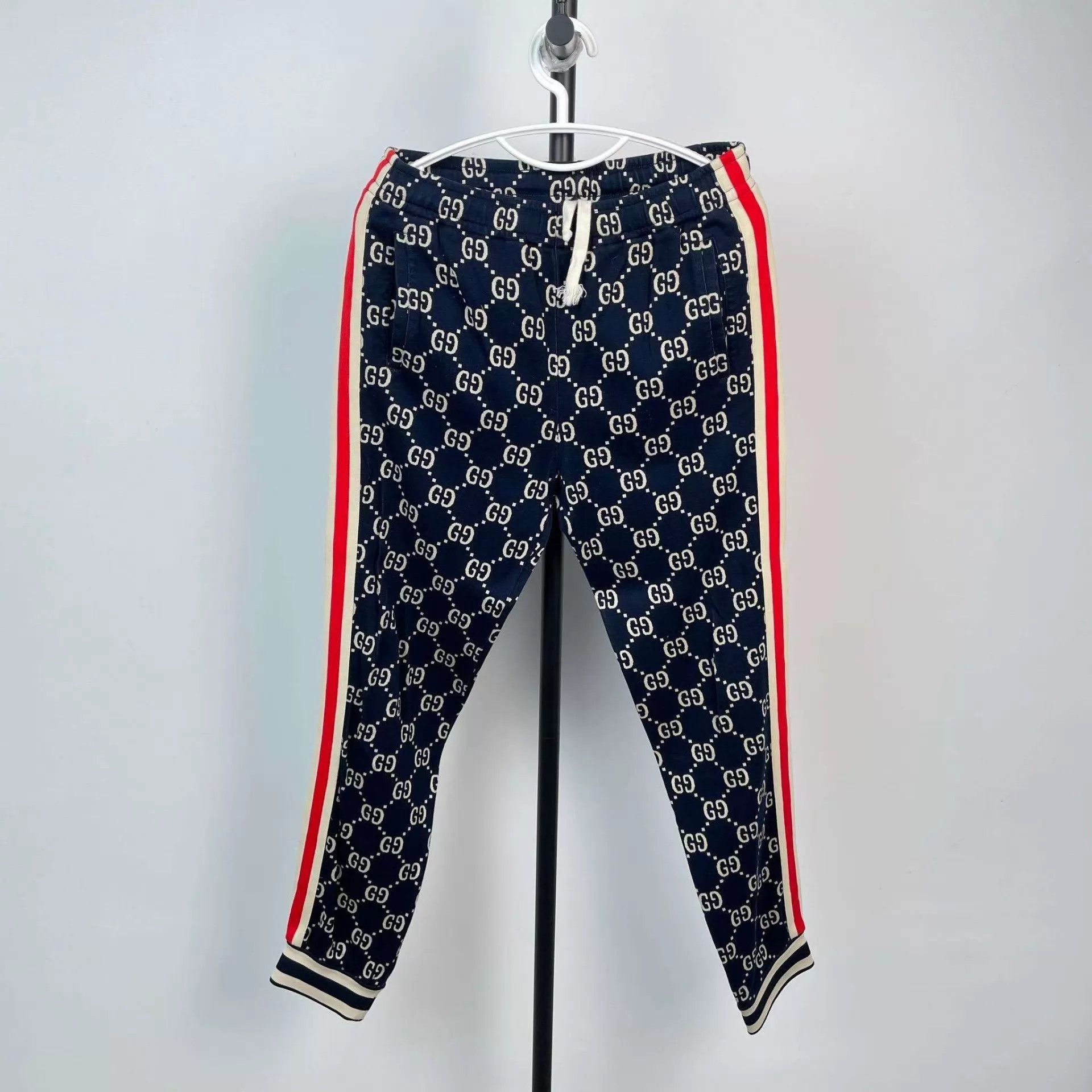 Gucci Gucci GG Supreme knit pants blue M Size 27" / US 4 / IT 40 - 1 Thumbnail