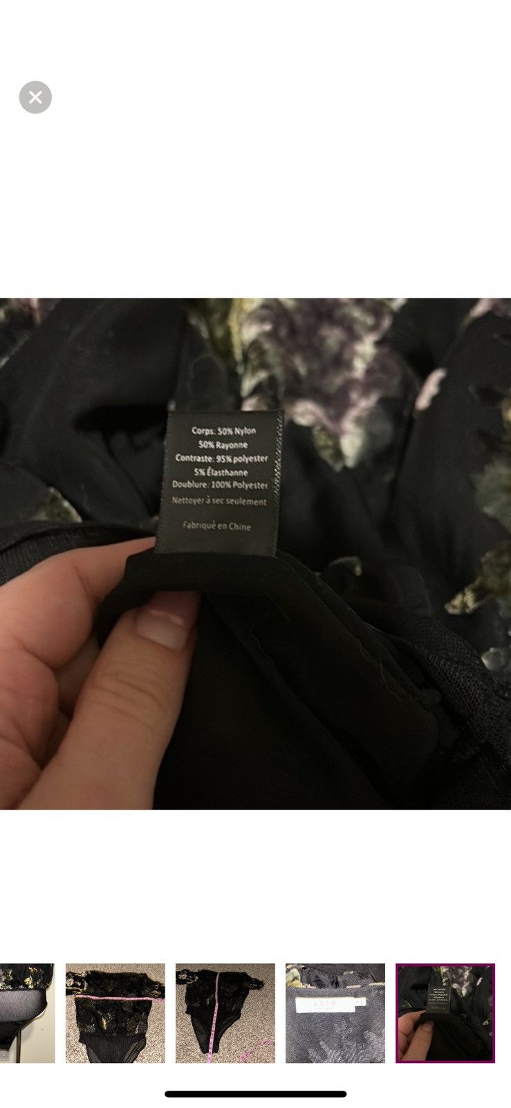 ASTR The Label Astr medium Eliza burnout bodysuit Size M / US 6-8 / IT 42-44 - 7 Thumbnail