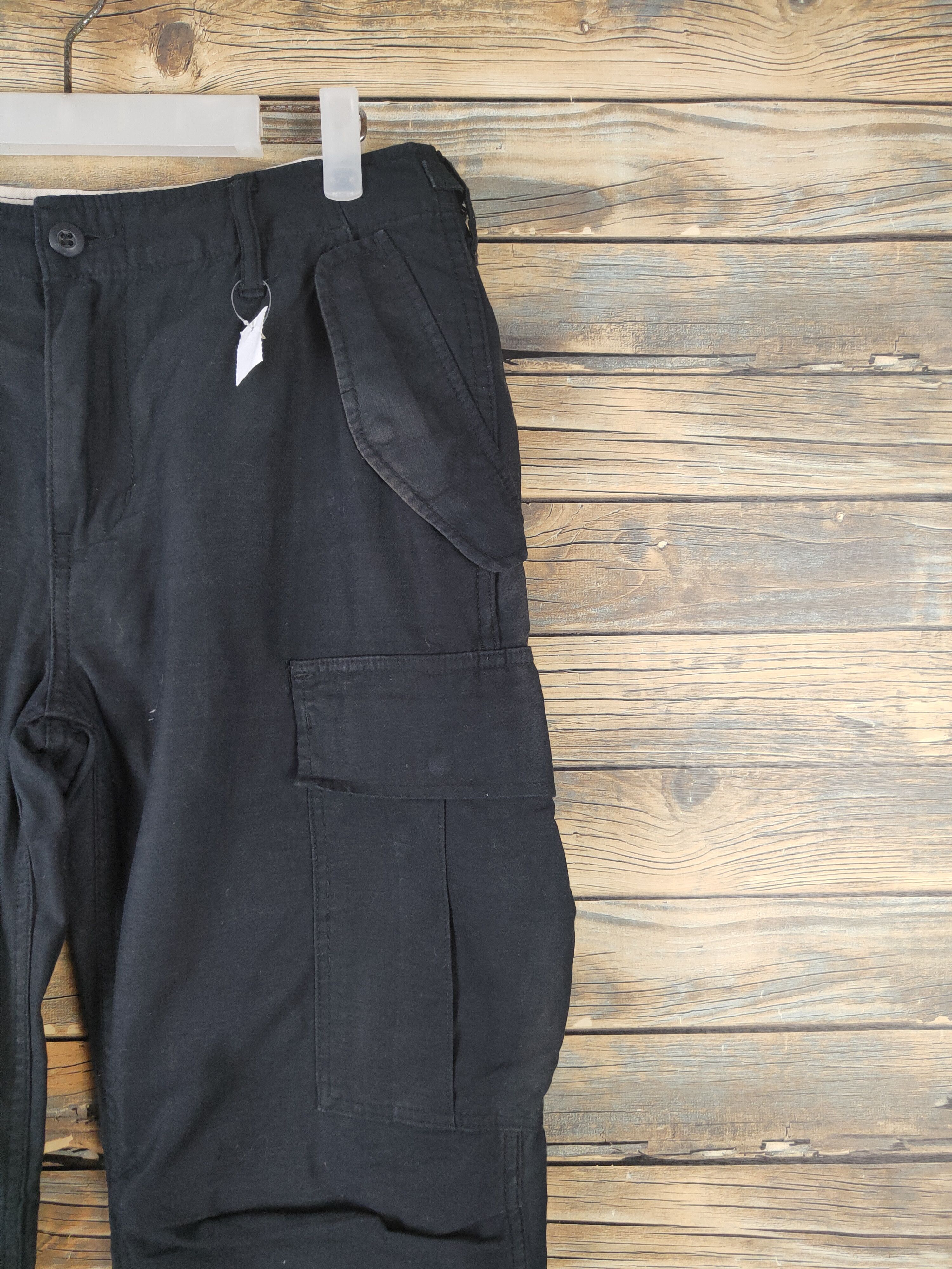 Japanese Brand DL B.Smith Black Multipocket Tactical Cargo Pants #1651 Size US 31 - 5 Thumbnail