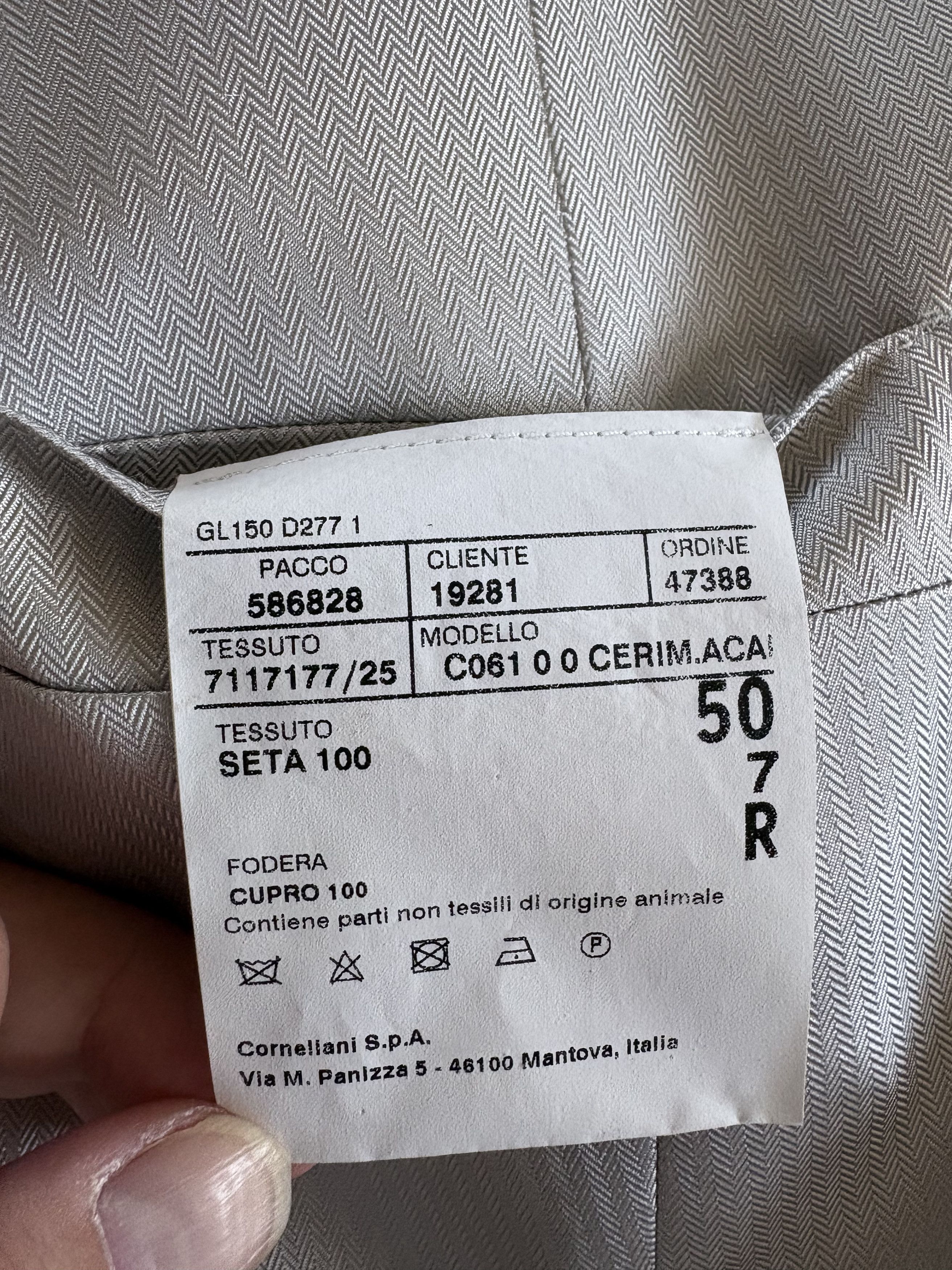 Corneliani NWT Corneliani Mainline Silk Cerimonia Vest Waistcoat 50 IT Size 50R - 5 Thumbnail