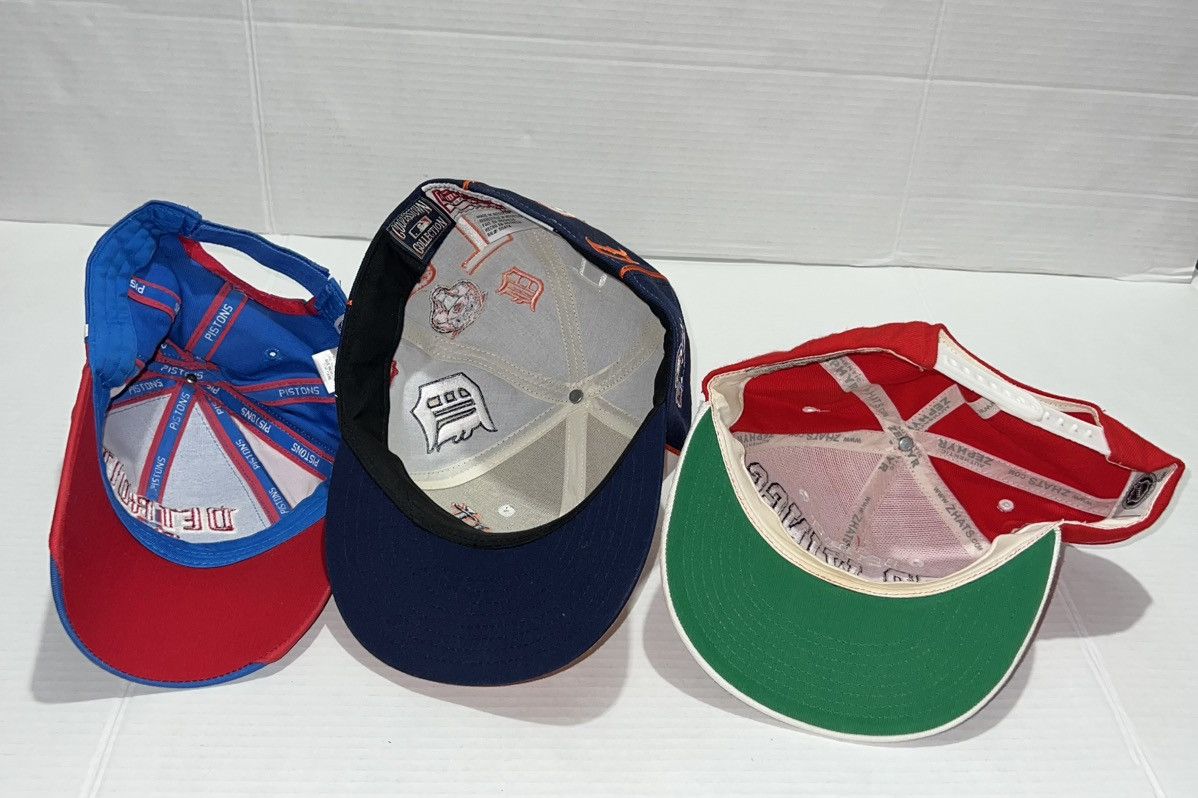 Other Vintage Detroit Tigers Pistons Red Wings Hat Snapback Fitted Size ONE SIZE - 5 Thumbnail