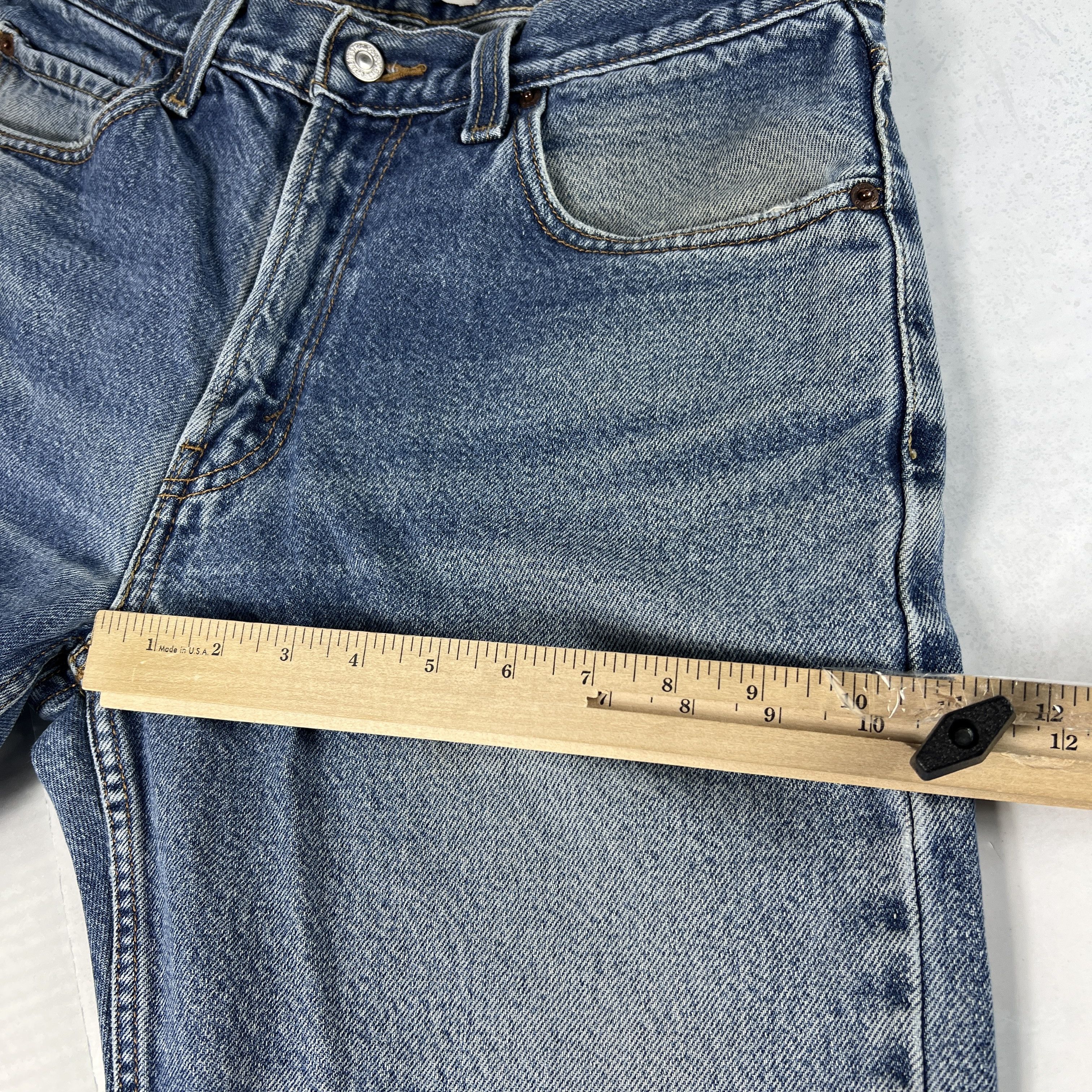 Levi's × Vintage Y2K Levi's Jean 505 Straight Blue Faded Grunge Cotton Denim Size US 33 - 22 Thumbnail