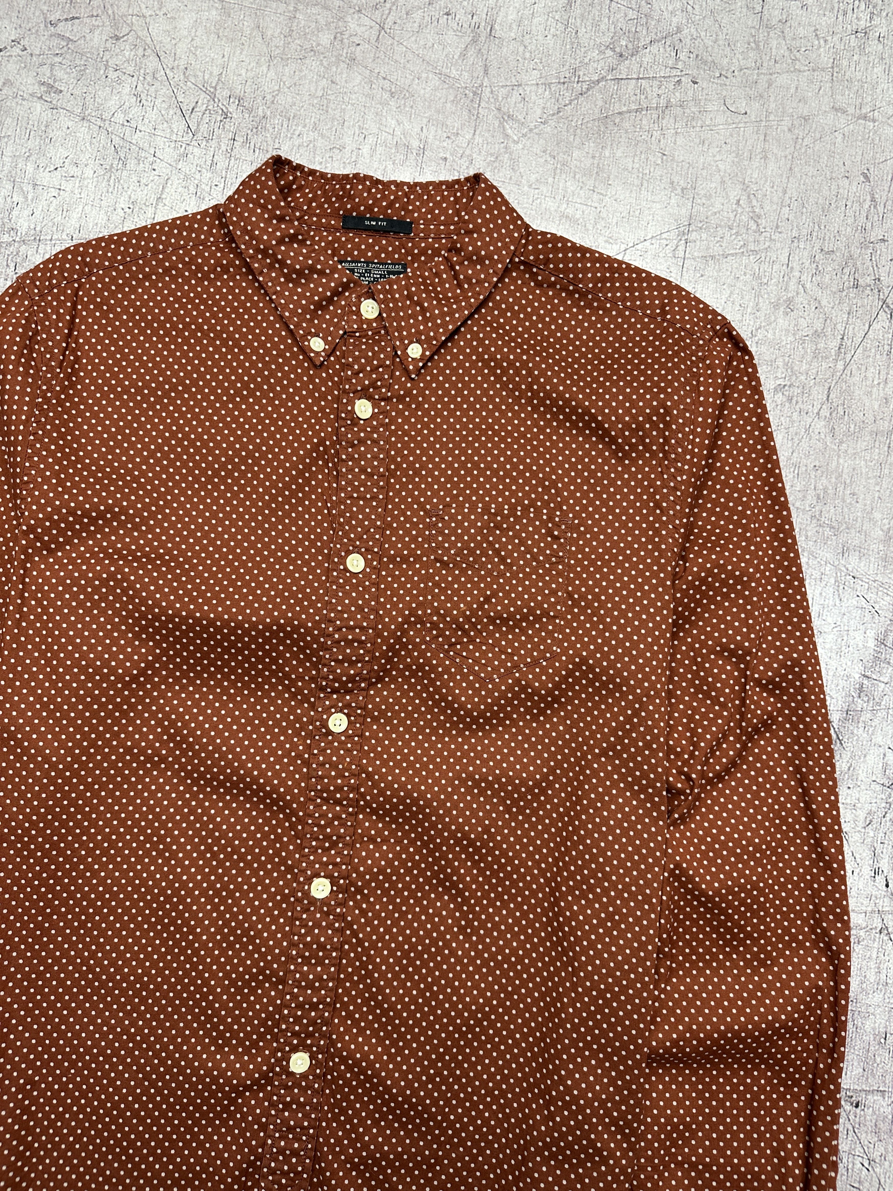 Allsaints Allsaints Mens Minami Long Sleeve Shirt Size US S / EU 44-46 / 1 - 2 Thumbnail