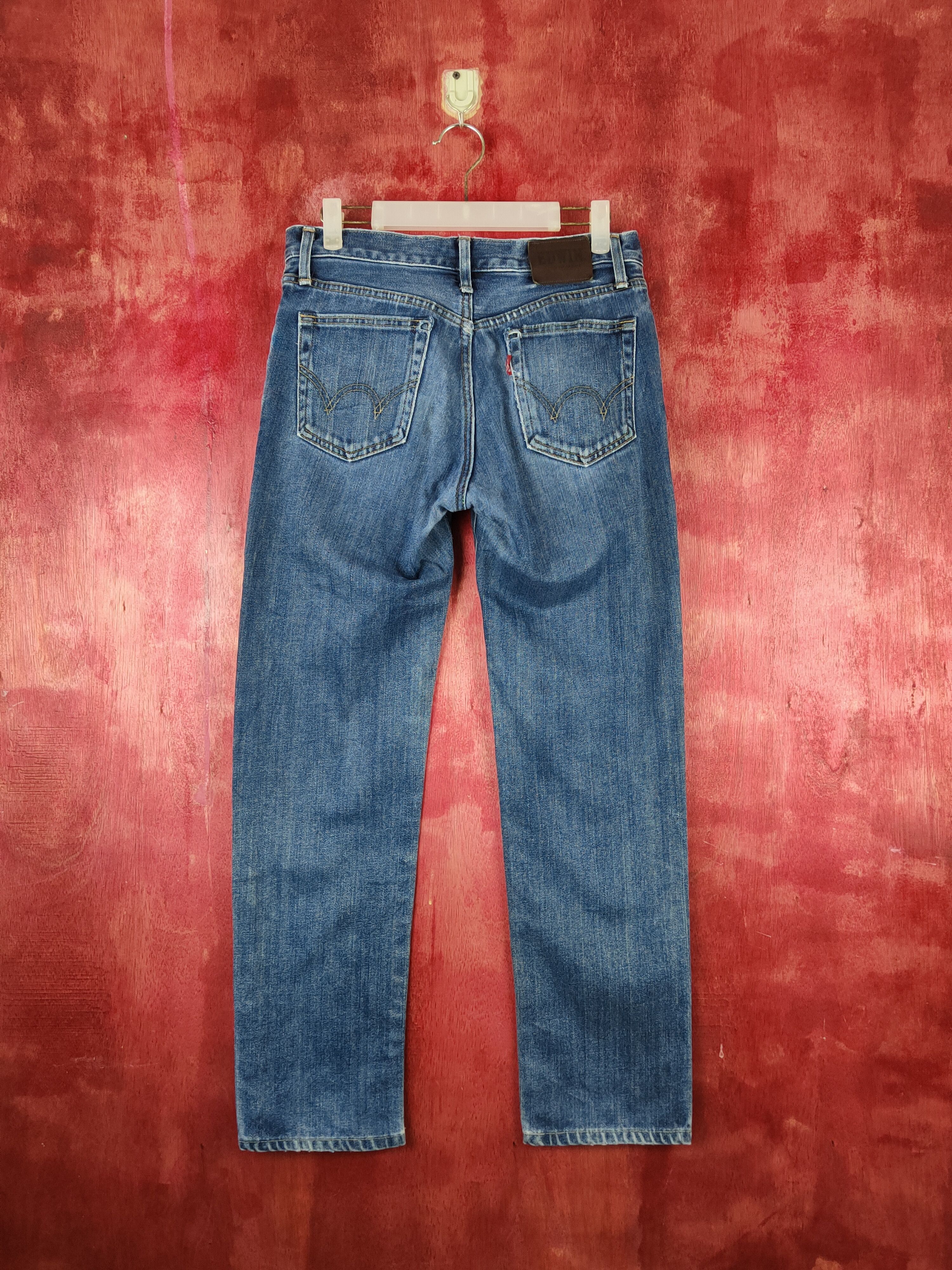Edwin Edwin Blue Distressed Ripped Jeans #S1672 Size US 29 - 7 Thumbnail