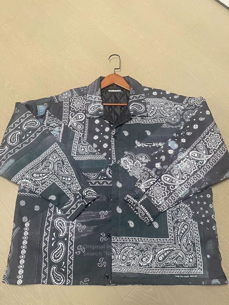 Neighborhood Neighborhood Printed Patchwork Design Shirt Size US L / EU 52-54 / 3 - 1 Thumbnail