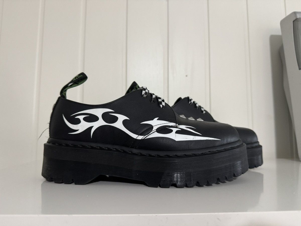 Dr. Martens × Pleasures Rare Dr.Martens x Pleasures US 8 Black/White Tribal Size US 8 / EU 41 - 2 Thumbnail