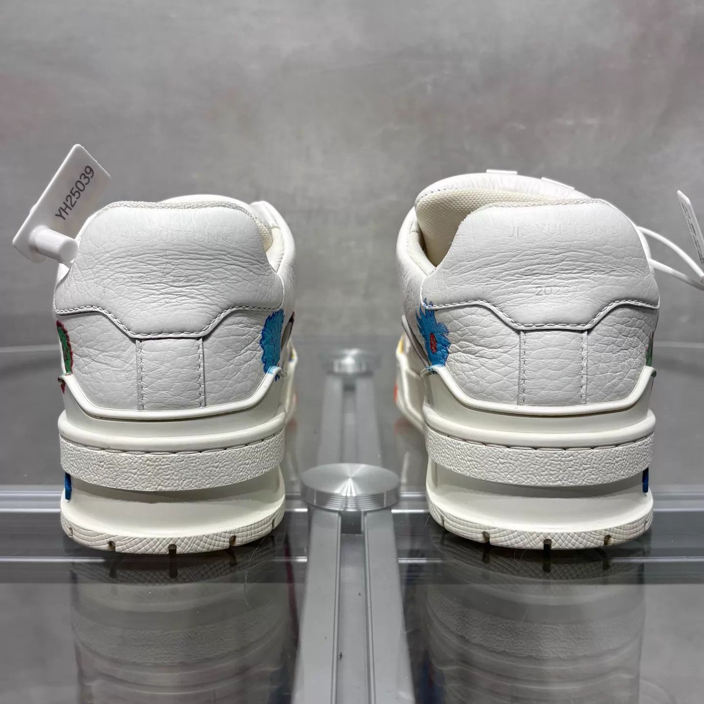 Louis Vuitton LV Trainer x YayoiKusama White UK2.5/36.5 YH25039 Size US 5 / IT 35 - 6 Thumbnail