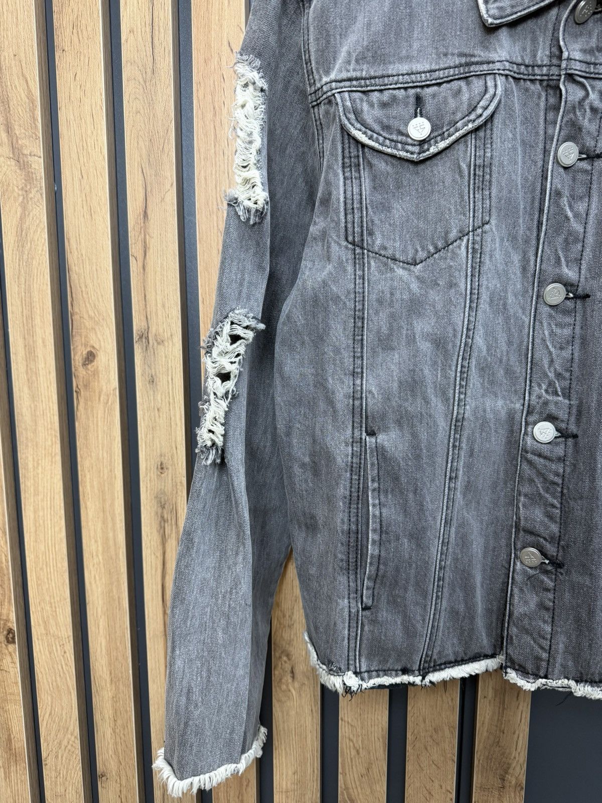 Other Smoking Time Snake Graphic Denim Jacket Size US M / EU 48-50 / 2 - 5 Thumbnail