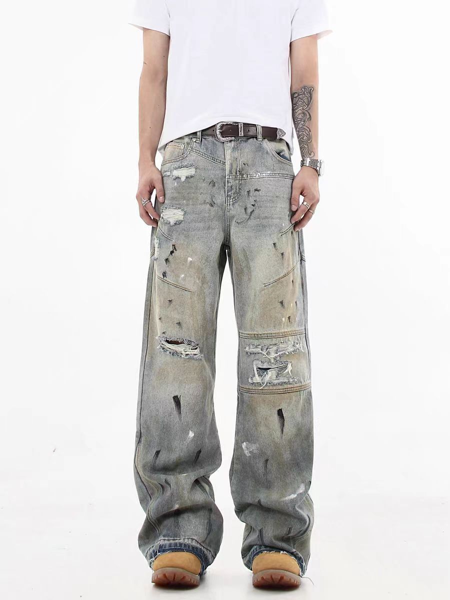 Japanese Brand × Vintage Vintage High Street Hip Hop Loose Jeans Size US 30 / EU 46 - 1 Thumbnail