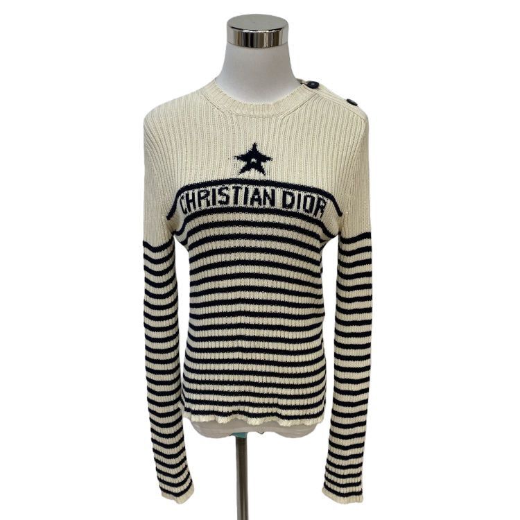 Dior Christian Dior Star Stripe Sweater Size 40 Size M / US 6-8 / IT 42-44 - 1 Thumbnail