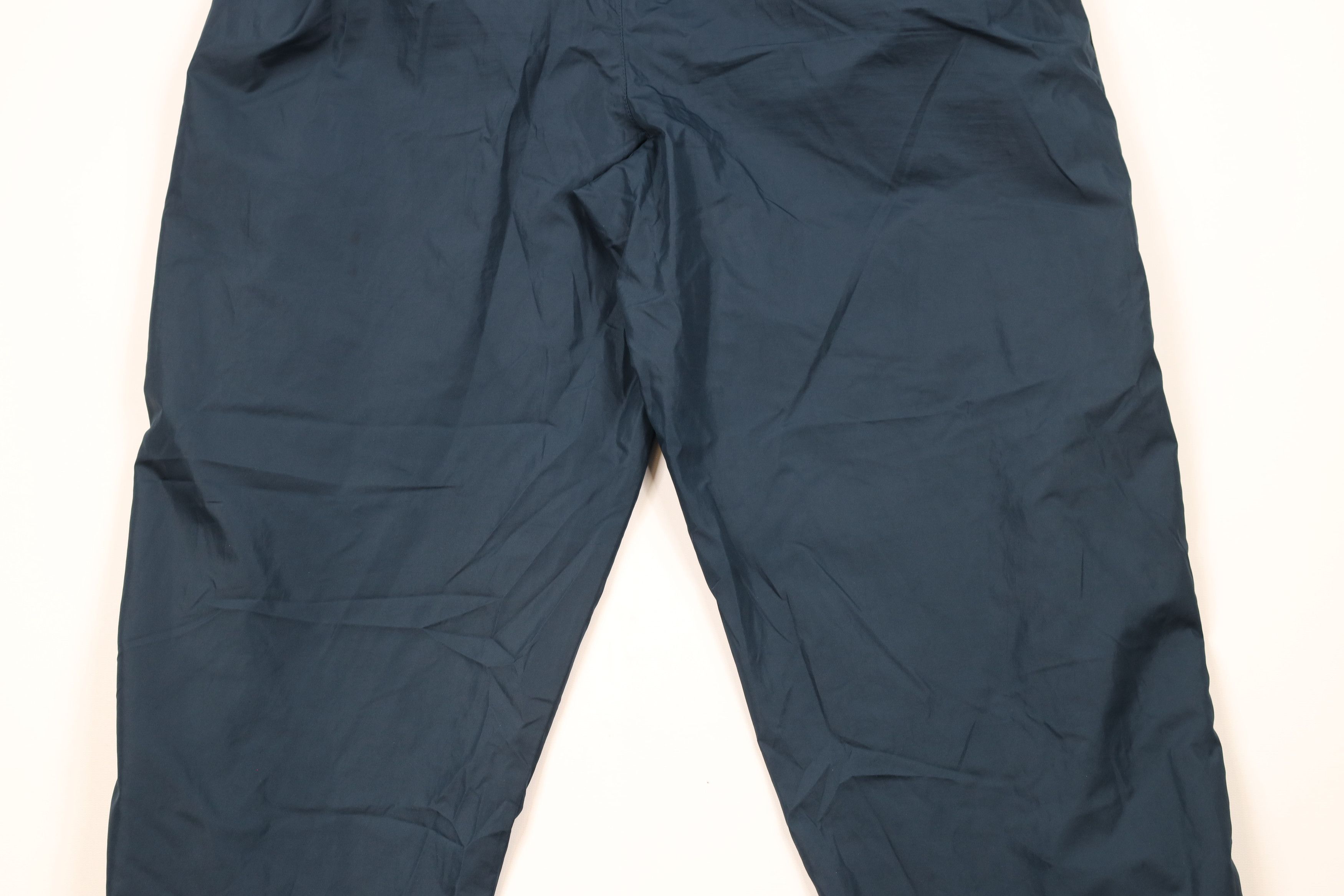 Adidas × Vintage Vintage 90s Adidas Striped Leg Lined Windbreaker Pants Blue Size US 38 / EU 54 - 12 Thumbnail