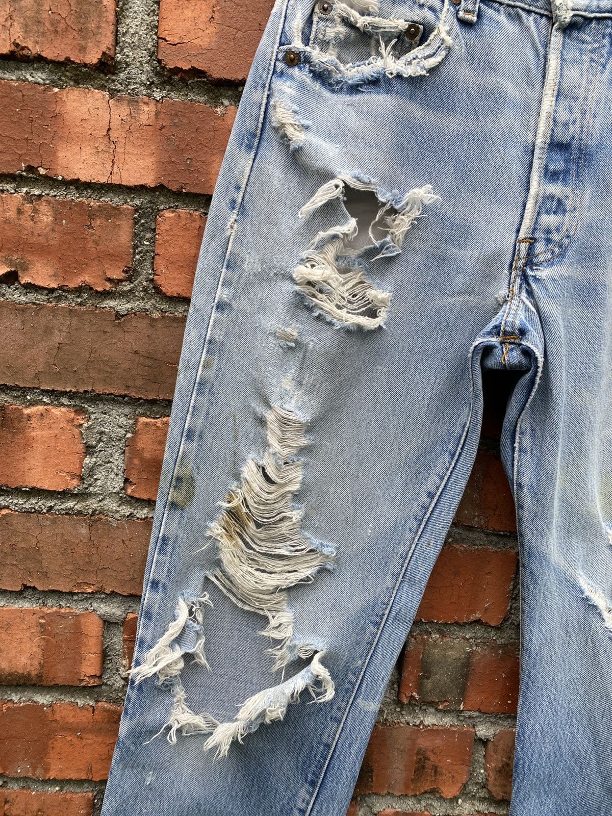 Levi's Vintage Clothing W29x29 Vintage levi's redline 80s distressed Size US 29 - 6 Thumbnail