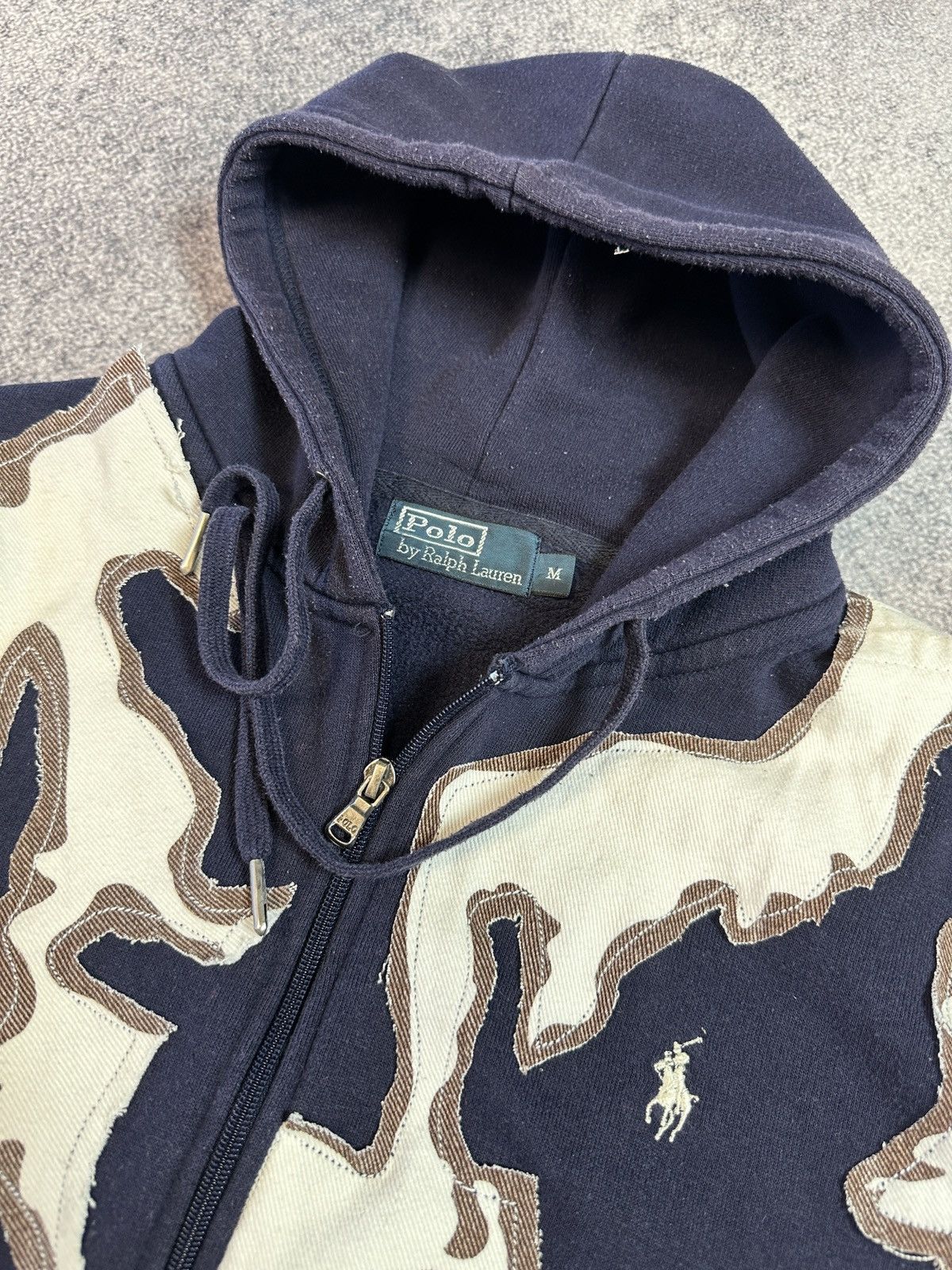 Polo Ralph Lauren Y2K Vintage Polo Ralph Lauren Custom Zip Up Hoodie Alt M Size US M / EU 48-50 / 2 - 5 Thumbnail