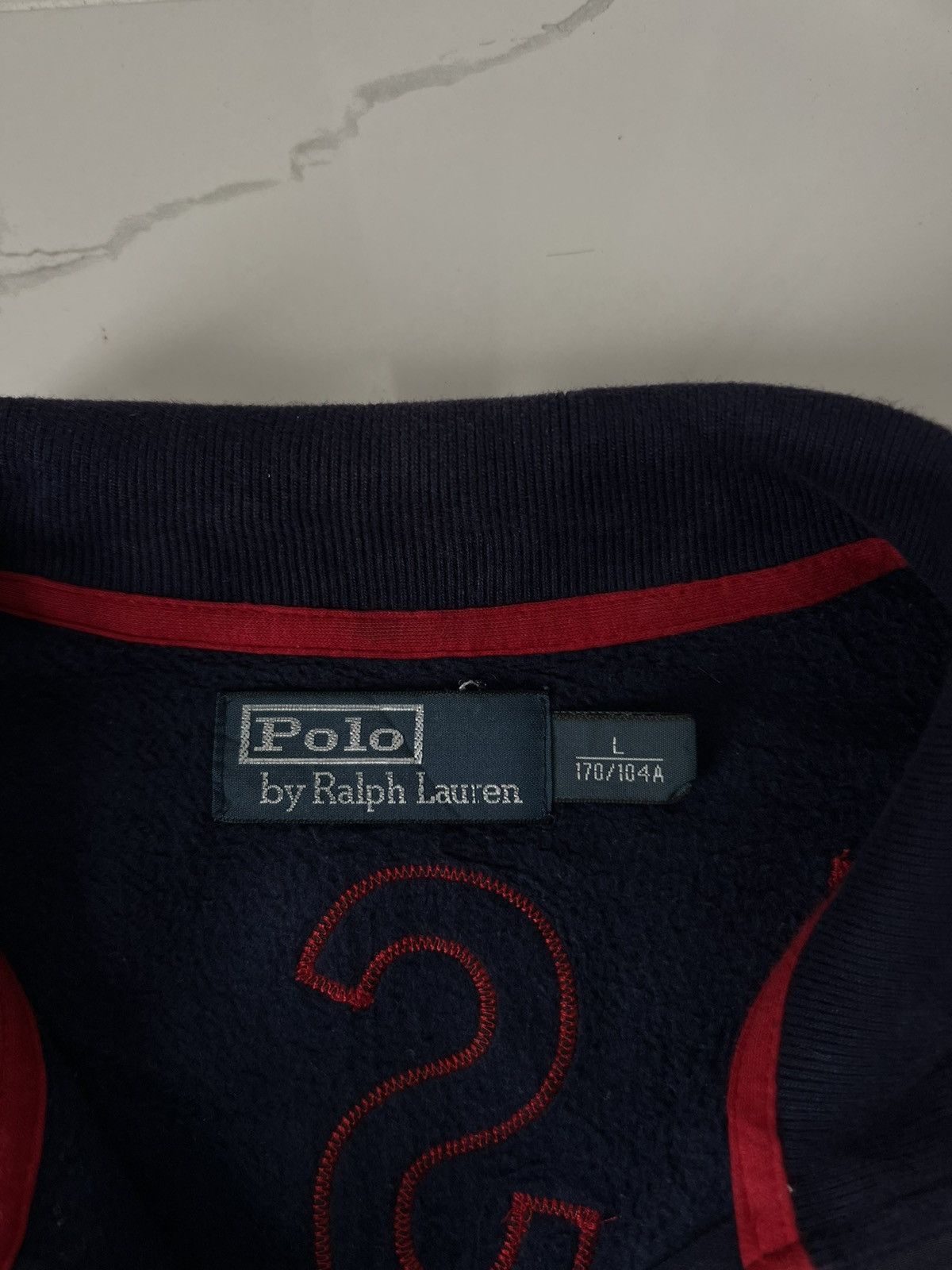 Polo Ralph Lauren 00’s POLO RALPH LAUREN USA TRACK AND FIELD ZIP SWEATSHIRT Size US L / EU 52-54 / 3 - 6 Thumbnail