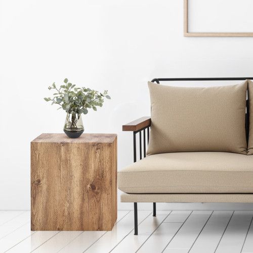 Designer × Homemade Square Stool & Coffee Tables,15.7 Inch sofa End Table, Mid C Size US L / EU 52-54 / 3 - 8 Thumbnail