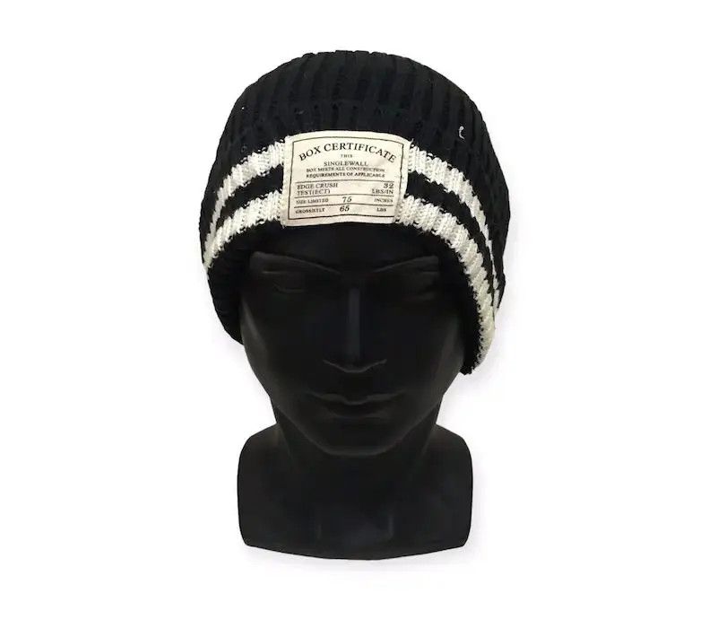 Japanese Brand Japanese Brand Plain Beanie Hat Size ONE SIZE - 1 Thumbnail