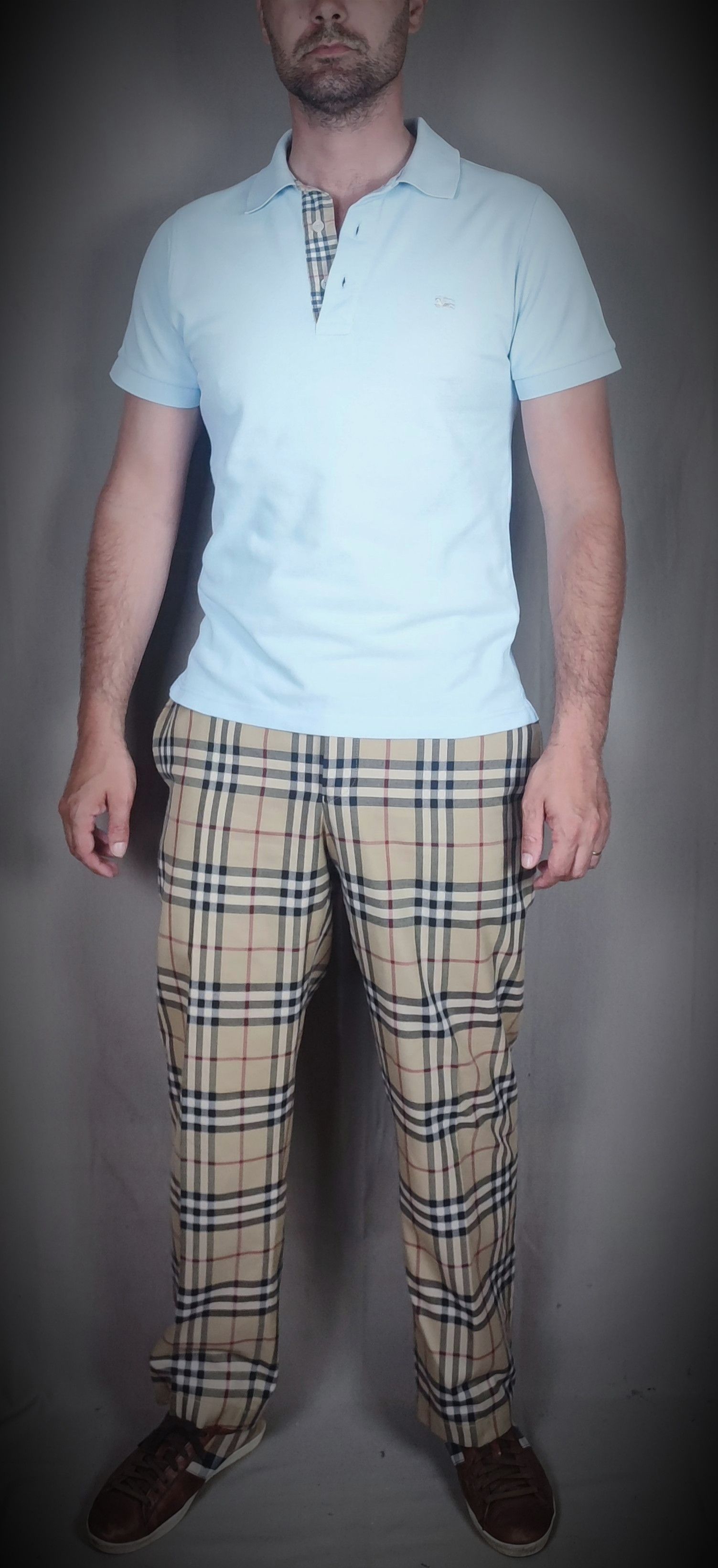 Burberry 🔥 Polo Burberry Size S light blue🔥 Size US S / EU 44-46 / 1 - 4 Thumbnail