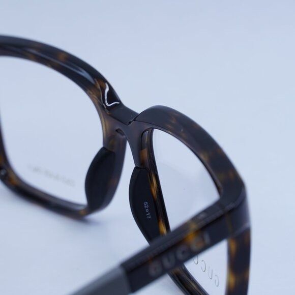 Gucci Gucci GG1738O 002 Eyeglasses Havana/Grey - Lowest Price! Size ONE SIZE - 4 Thumbnail