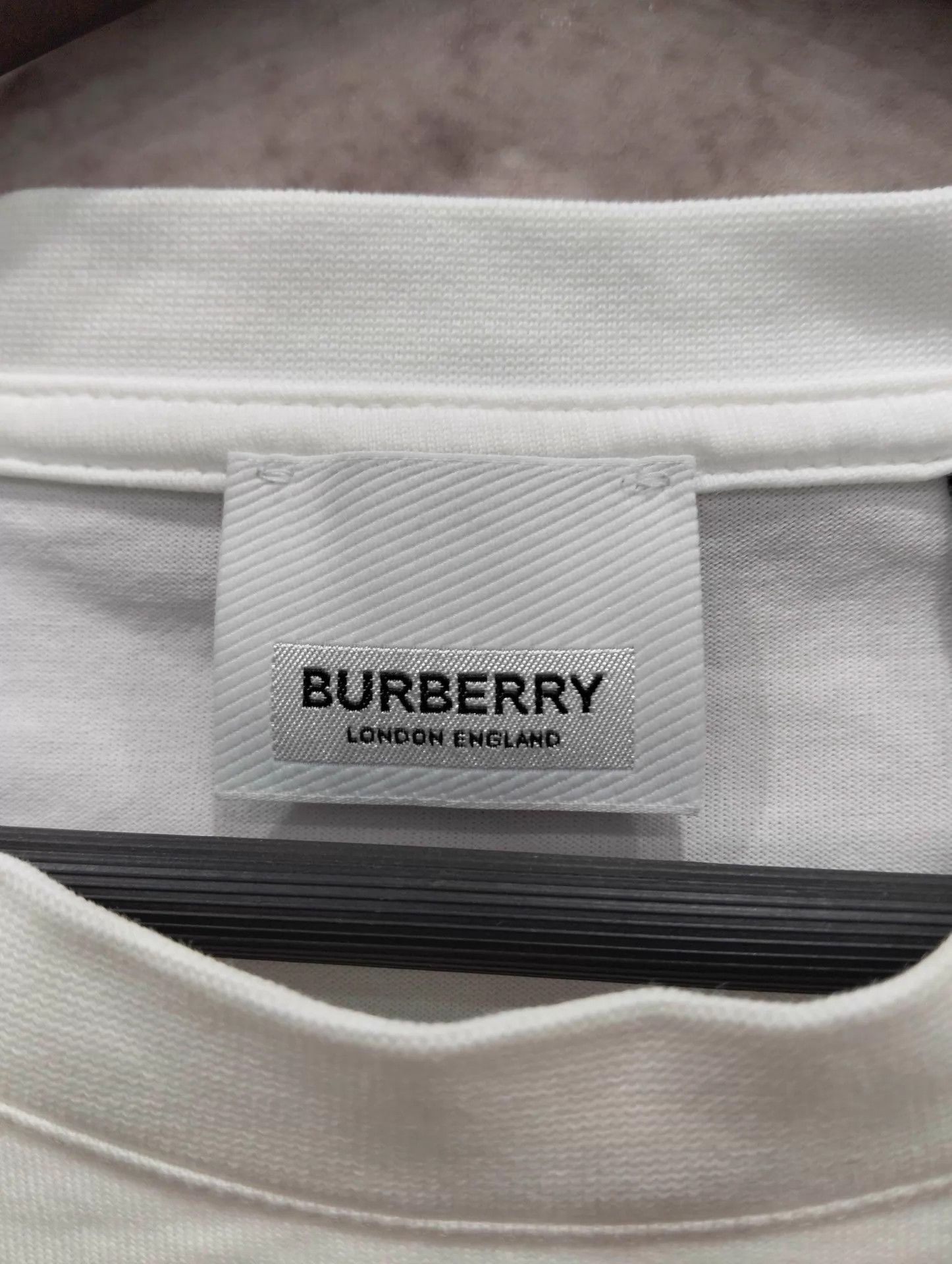 Burberry Burberry White Logo Short Sleeve Tee M 95 New Size US M / EU 48-50 / 2 - 4 Thumbnail