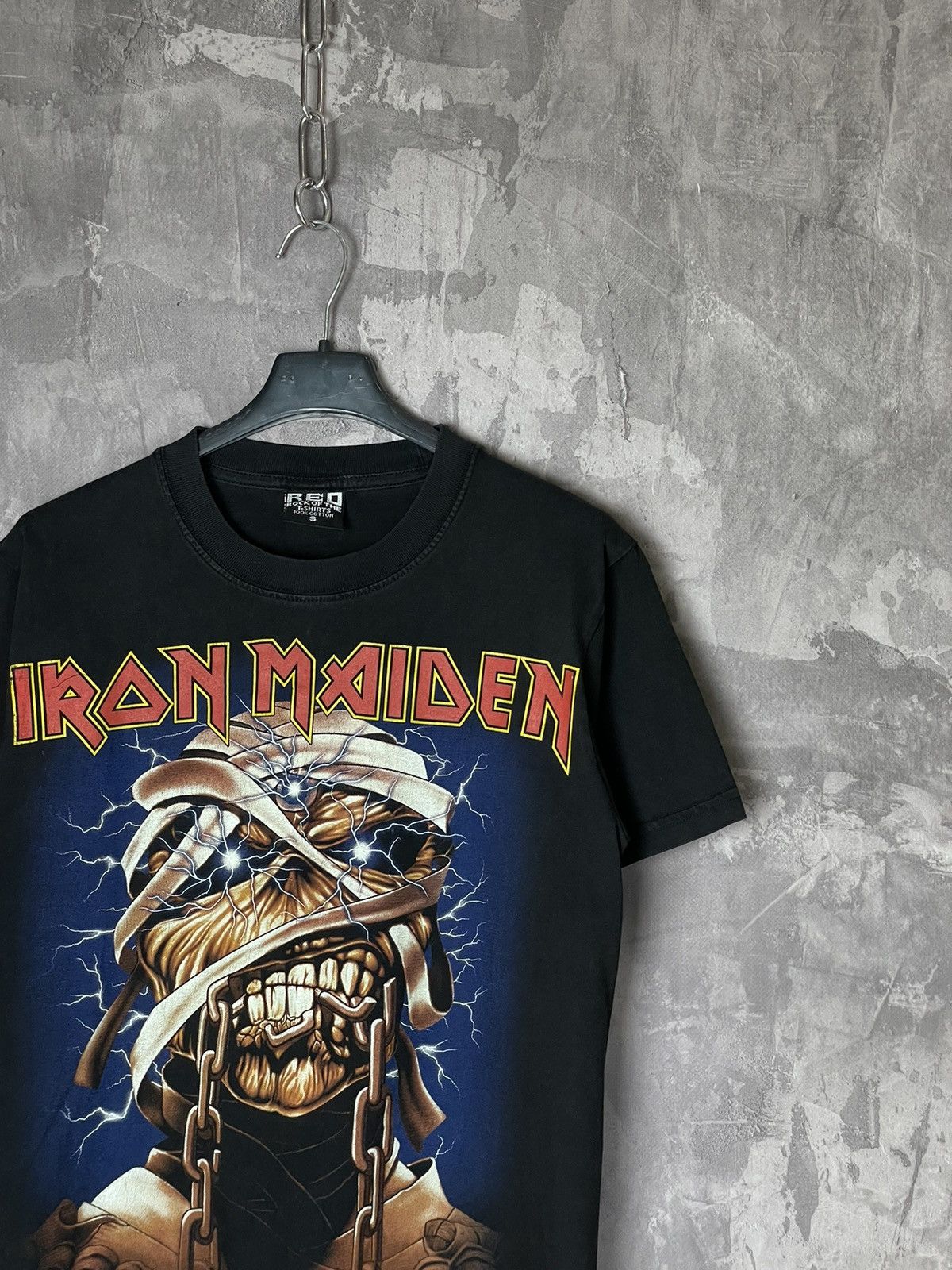Band Tees × Iron Maiden × Vintage Iron Maiden Killers Vintage Rock Band T-Shirt Tee 90s Size US S / EU 44-46 / 1 - 4 Thumbnail